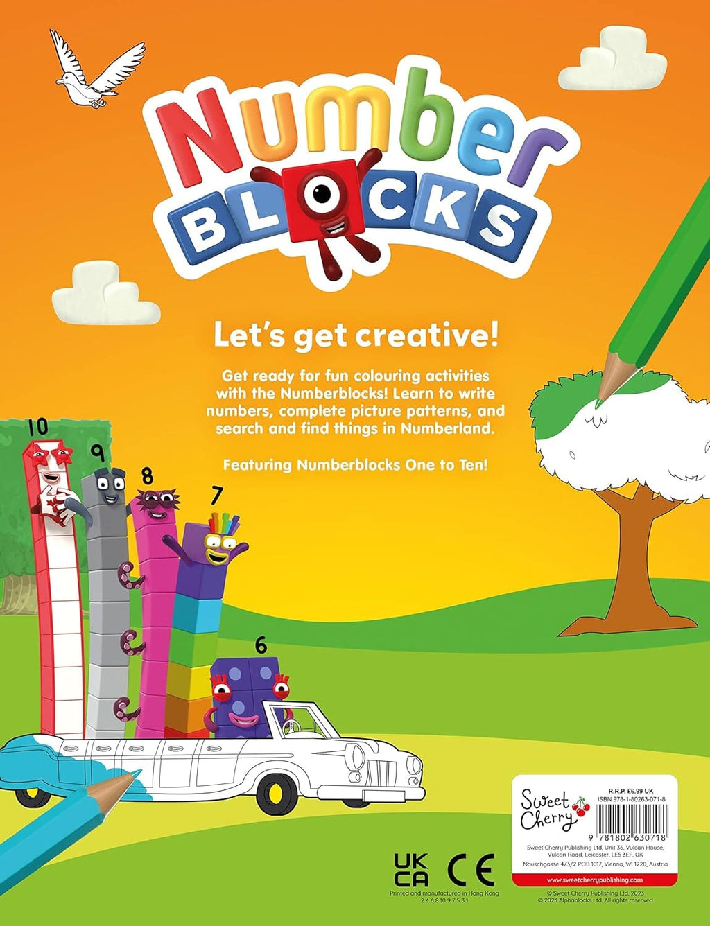Numberblocks Colouring Fun: All Aboard For Colouring Fun! - Ages 3-6 - E-B00k