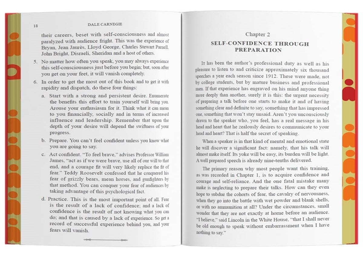 How to Develop Self-Confidence & Influence People by Dale Carnegie With Sprayed Edges - Non Fiction - E-B00k