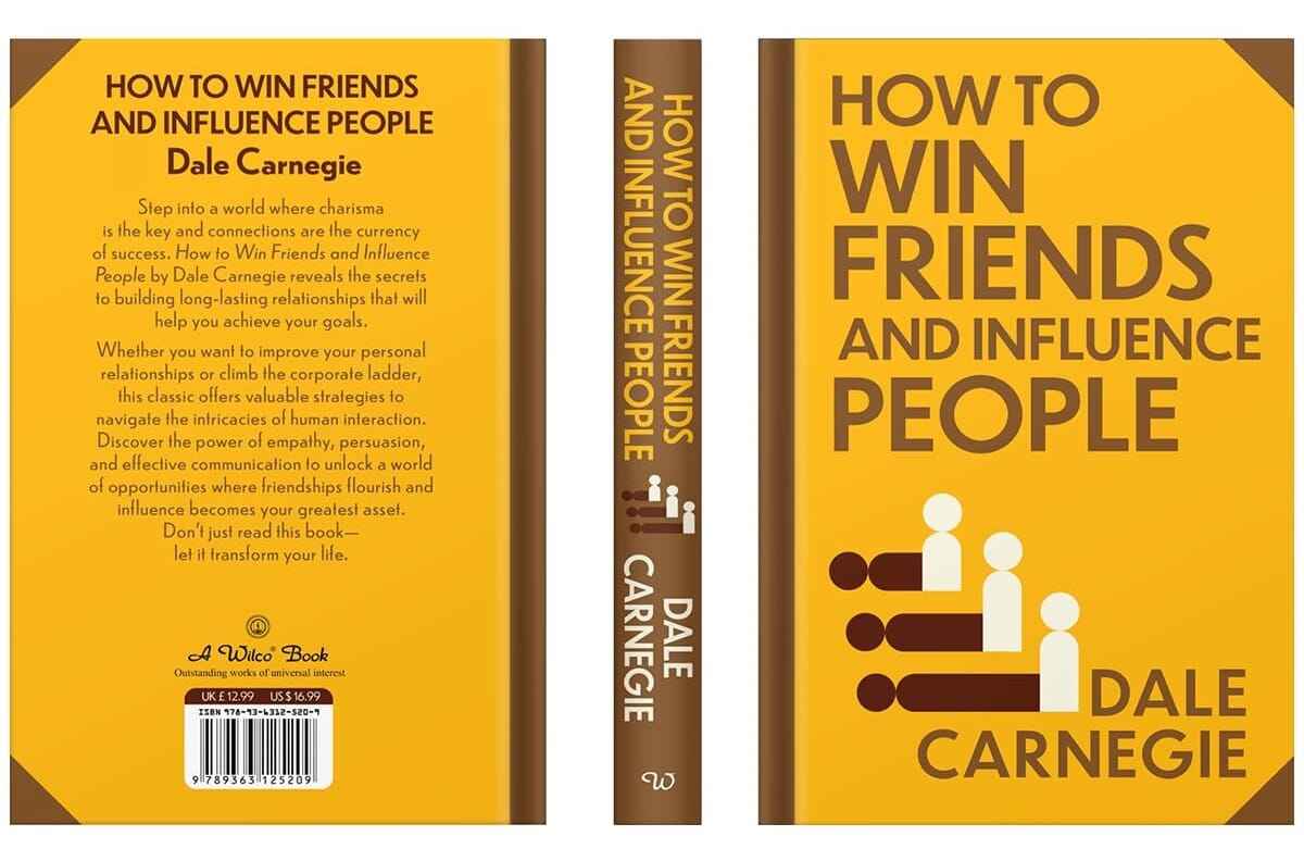 How to Win Friends and Influence People by Dale Carnegie With Sprayed Edges - Non Fiction - E-B00k