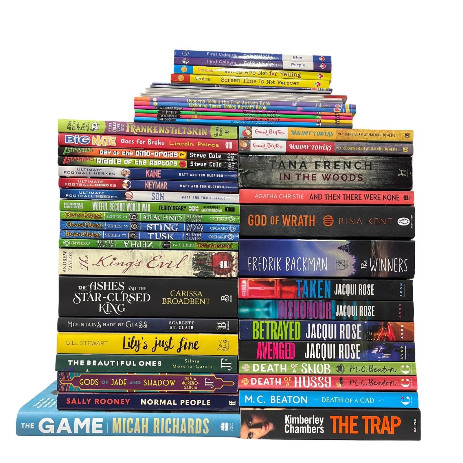 JOBLOT NUMBER 7 : 40 Fiction/Children's Mix Books Collection - E-B00k - T 22