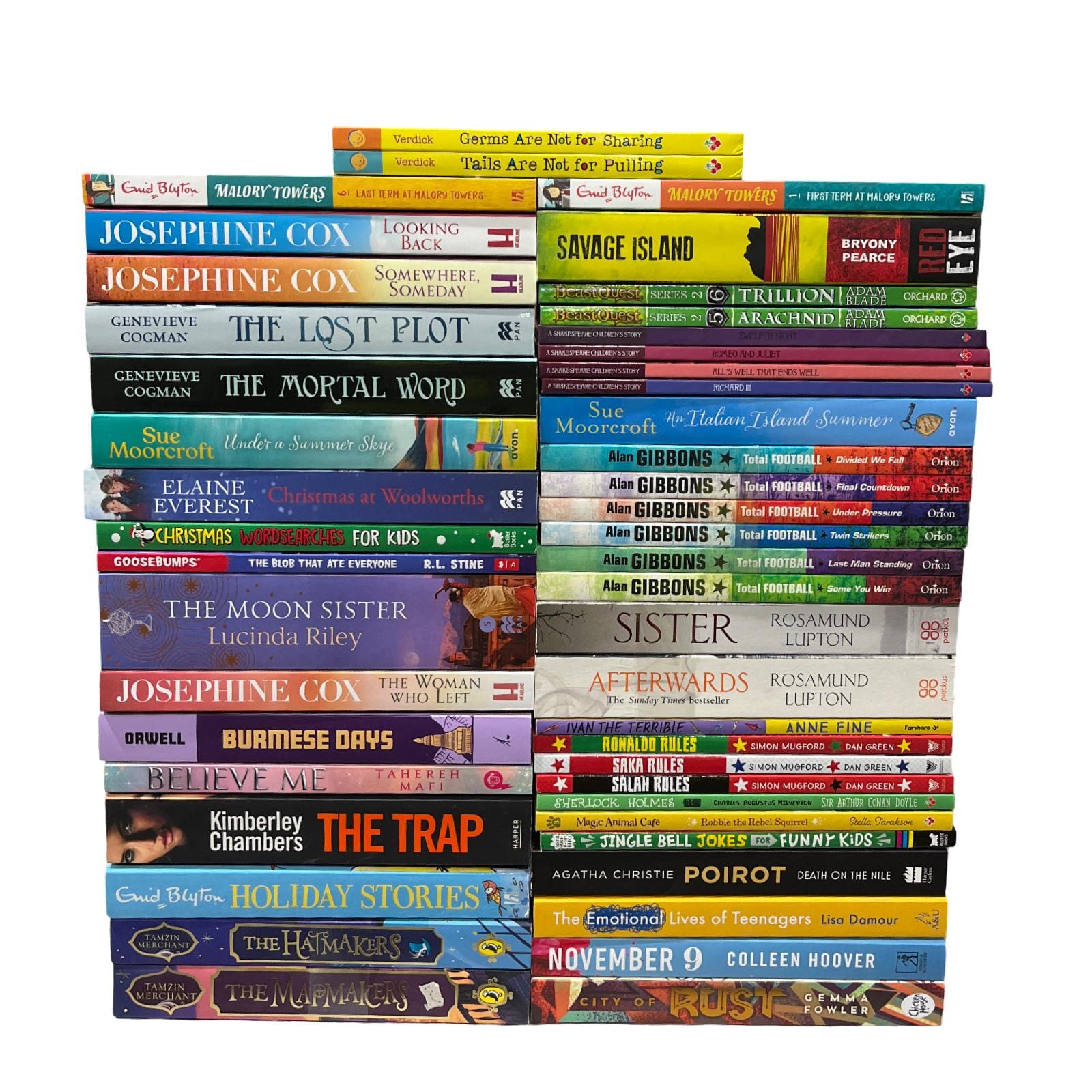 JOBLOT NUMBER 6 : 40 Fiction/Children's Mix Books Collection - E-B00k - T 22