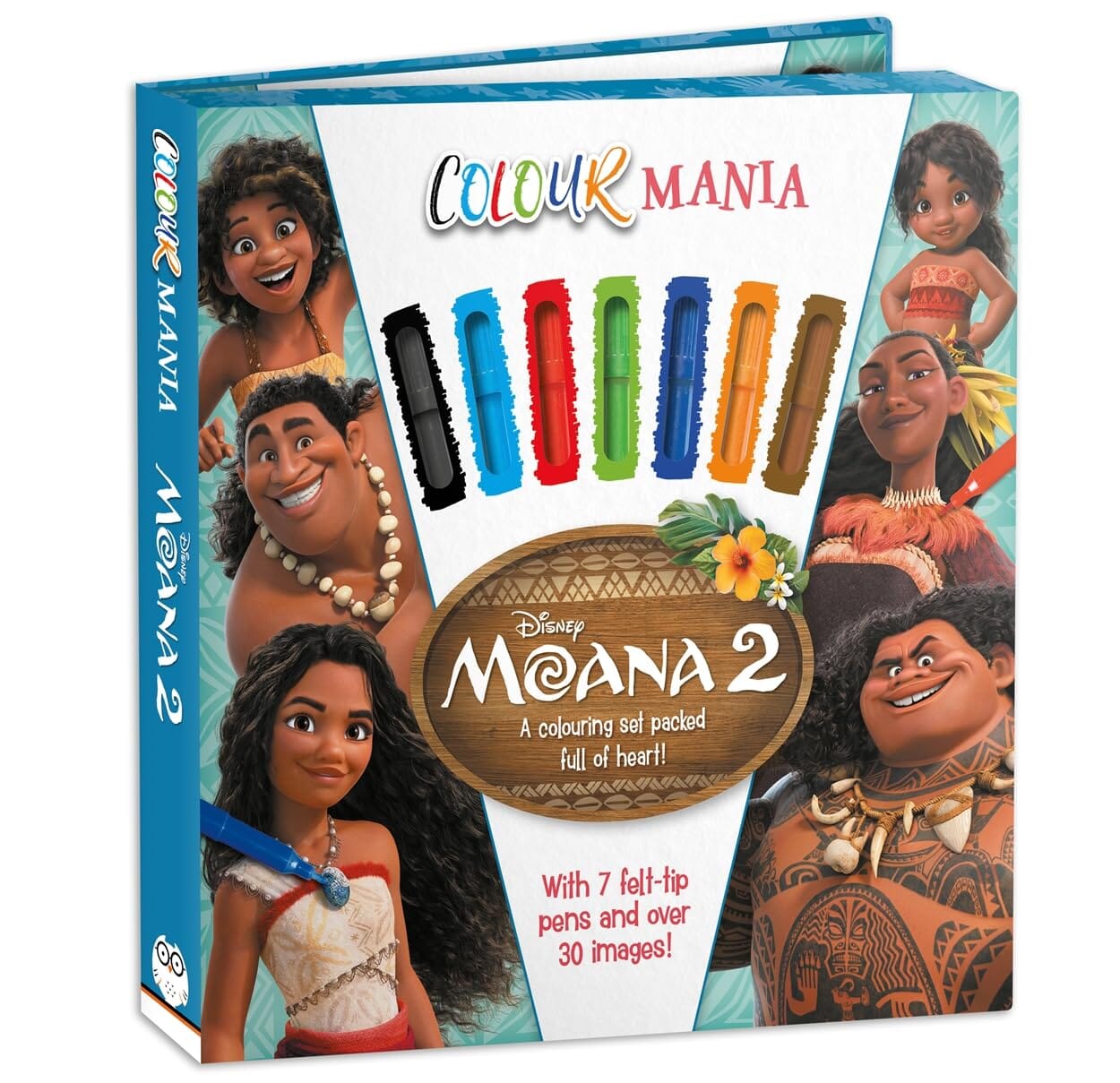 Disney Moana 2: Colourmania: A Colouring Set Packed Full of Heart! - Ages 4-6 - E-B00k