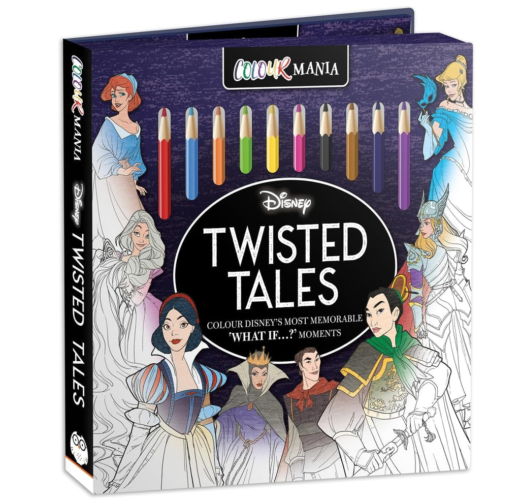Disney: Twisted Tales Colourmania: Colour Disney's Most Memorable 'WHAT IF...?' Moments - Ages 10+ - E-B00k