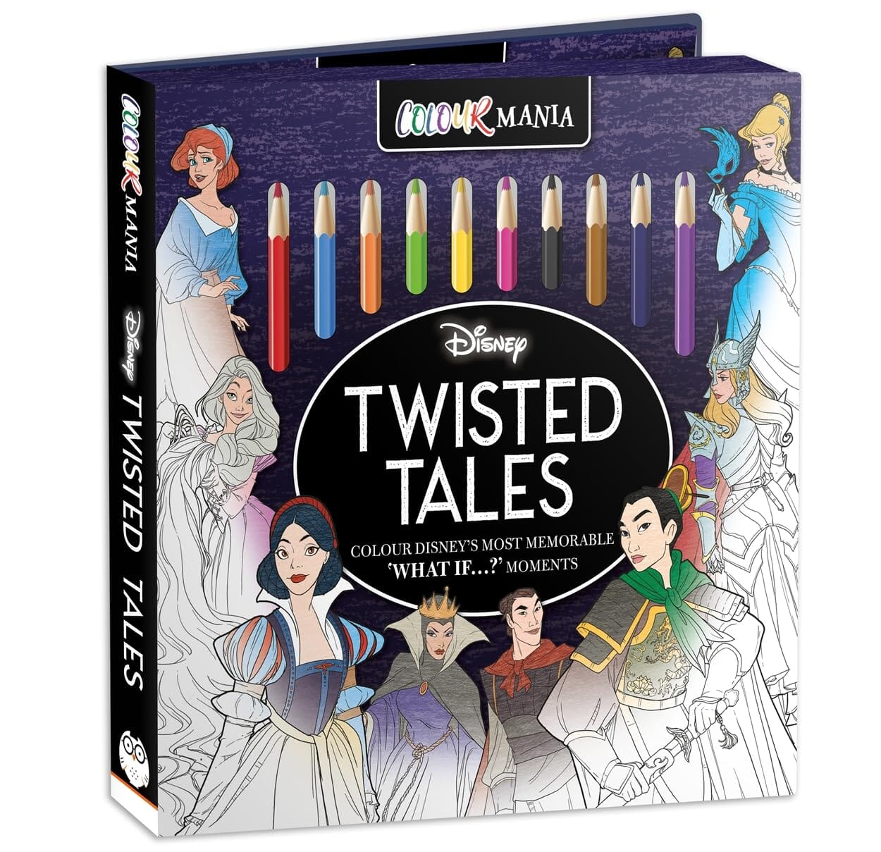 Disney: Twisted Tales Colourmania: Colour Disney's Most Memorable 'WHAT IF...?' Moments - Ages 10+ - E-B00k