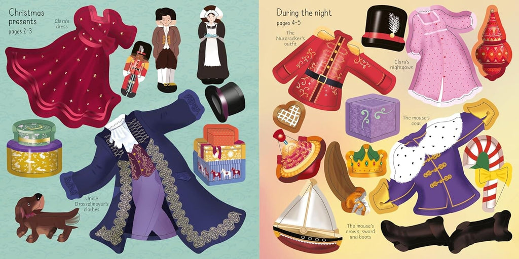 Sticker Dolly Dressing Advent Calendar: A Festive Collection of Dress Up Sticker Dolls, Puzzles, and other Activity Books - Ages 5+ - E-B00k