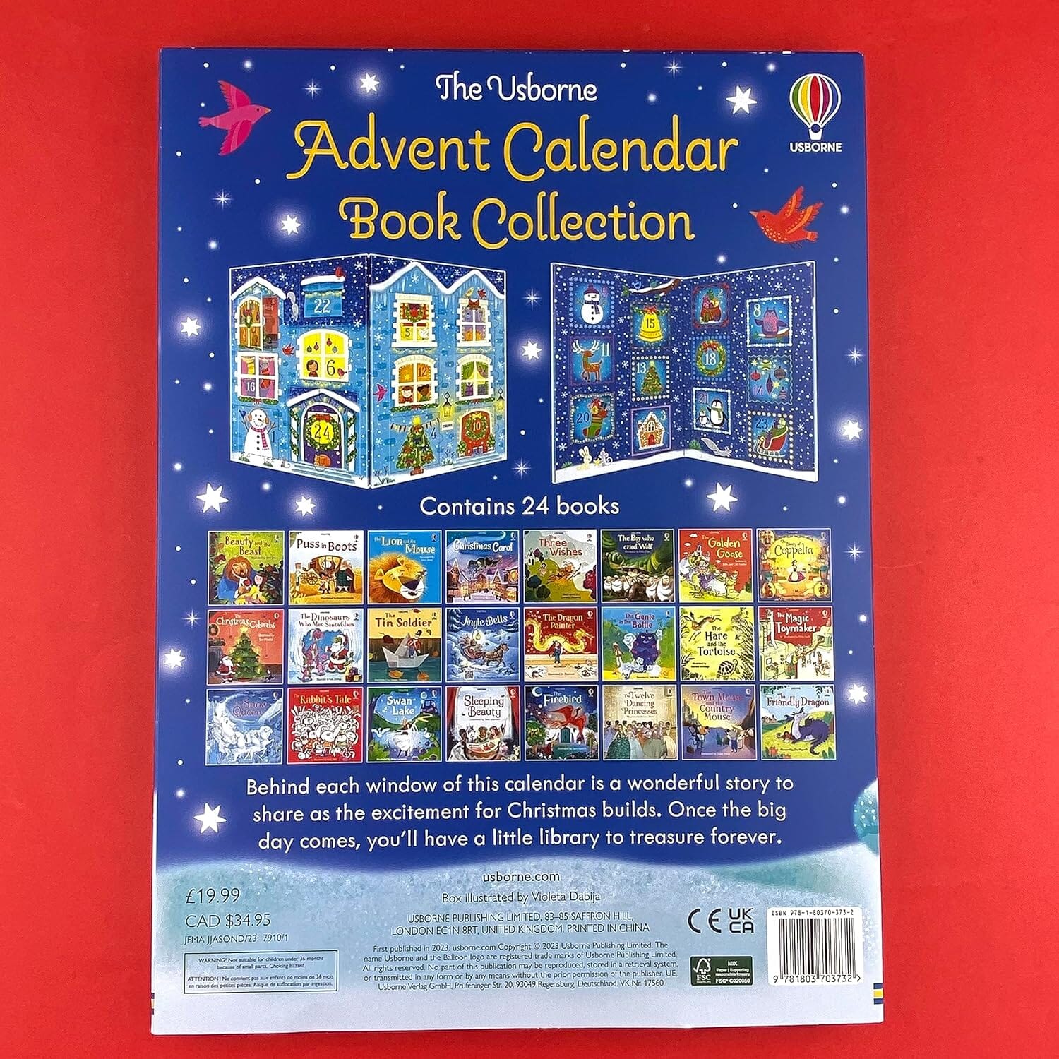 The Usborne Advent Calendar Book Collection 2: Classic Stories to Treasure over Christmas for Children (Contains 24 Books) - Ages 3+ - E-B00k
