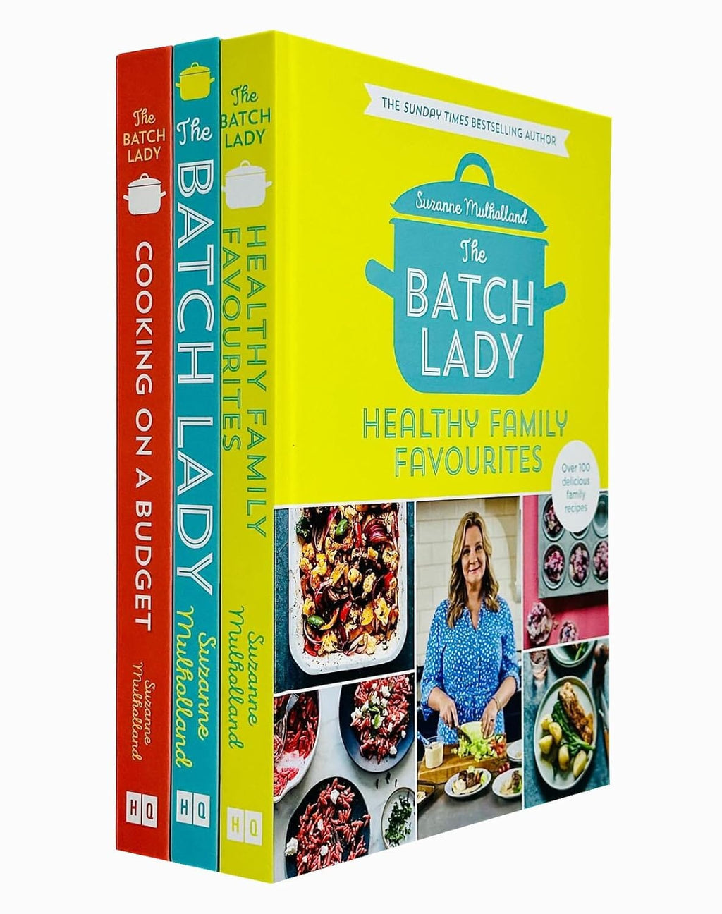 The Batch Lady Collection (The Batch Lady, Cooking on a Budget & Healthy Family Favourites) by Suzanne Mulholland 3 Books Set - Non Fiction - E-B00k