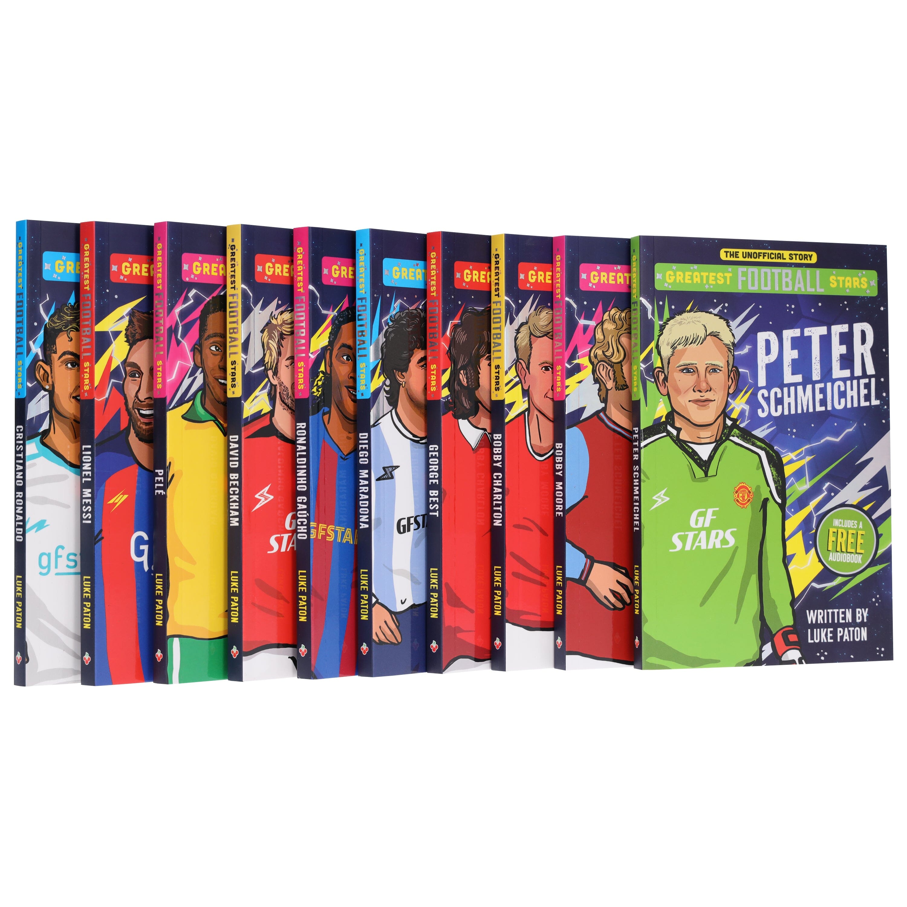 The Greatest Football Stars by Luke Paton 10 Books Collection E-Books Set - Ages 7+ - E-B00k