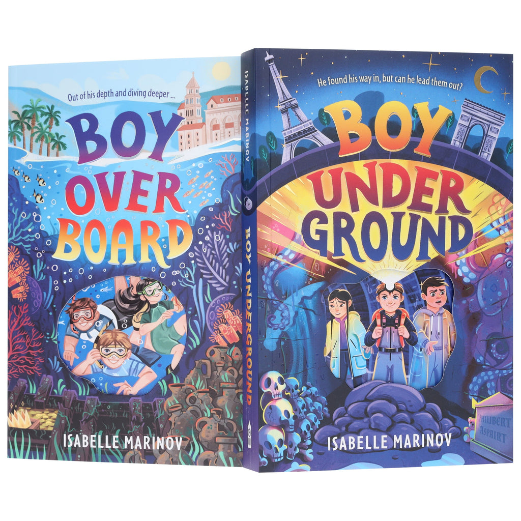 Isabelle Marinov Collection (Boy Underground & Boy Overboard) 2 Books Set - Ages 9-14 - E-B00k