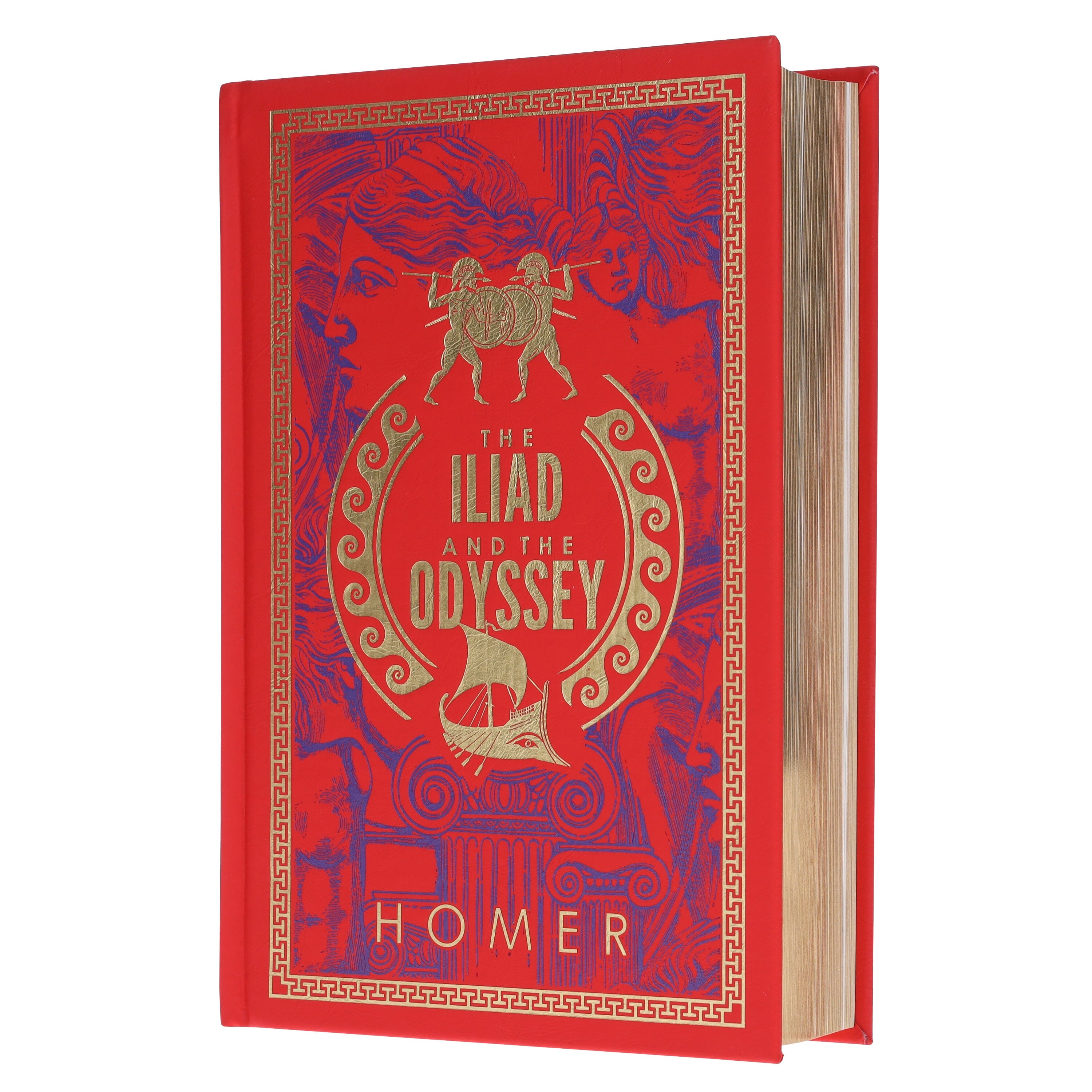 The Iliad and The Odyssey (Leather-bound) by Homer - Fiction - E-B00k