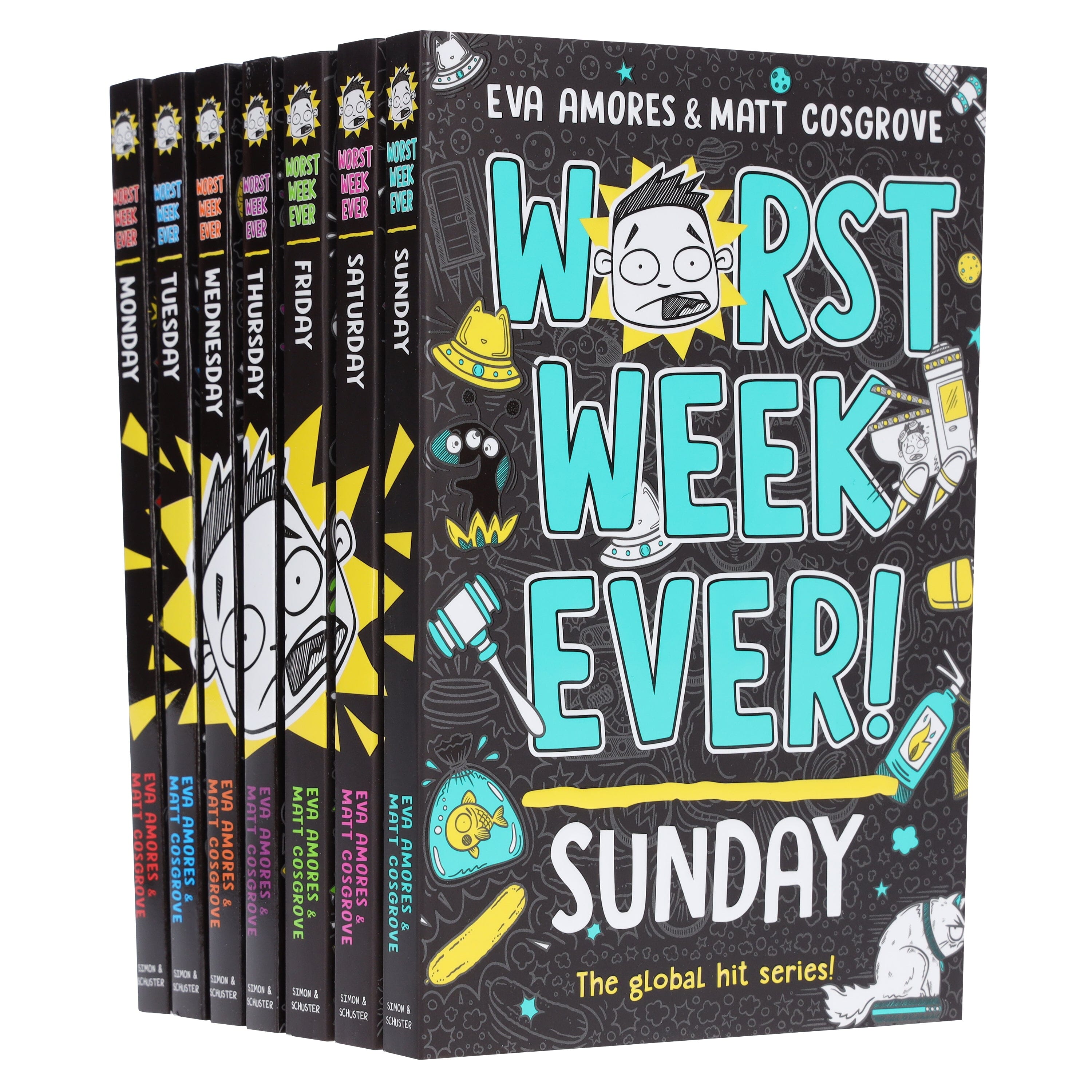 Worst Week Ever! Series By Eva Amores And Matt Cosgrove 7 Books Collection Set - Ages 8+ - E-B00k