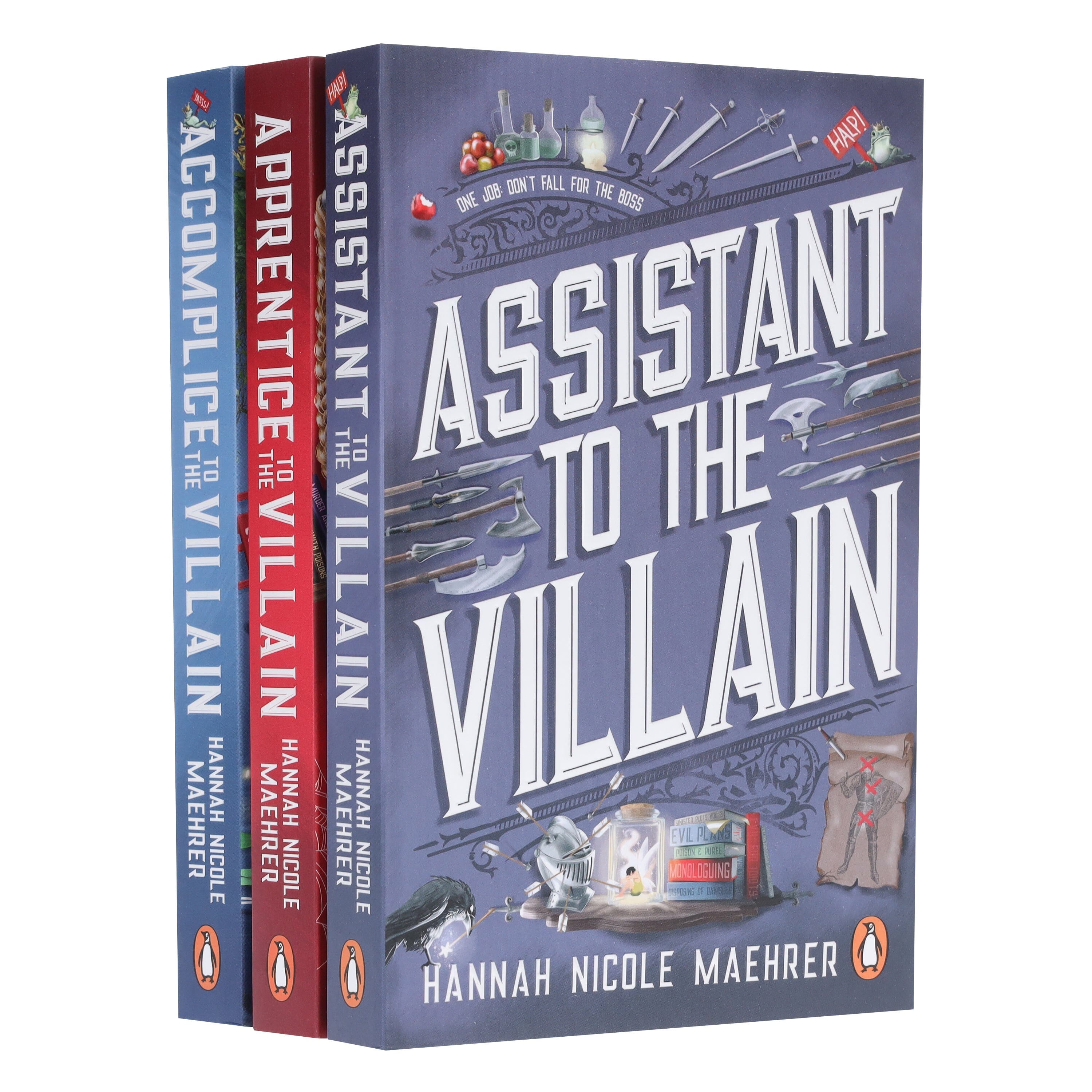 Assistant to the Villain Series By Hannah Nicole Maehrer 3 Books Collection Set - Fiction - E-B00k