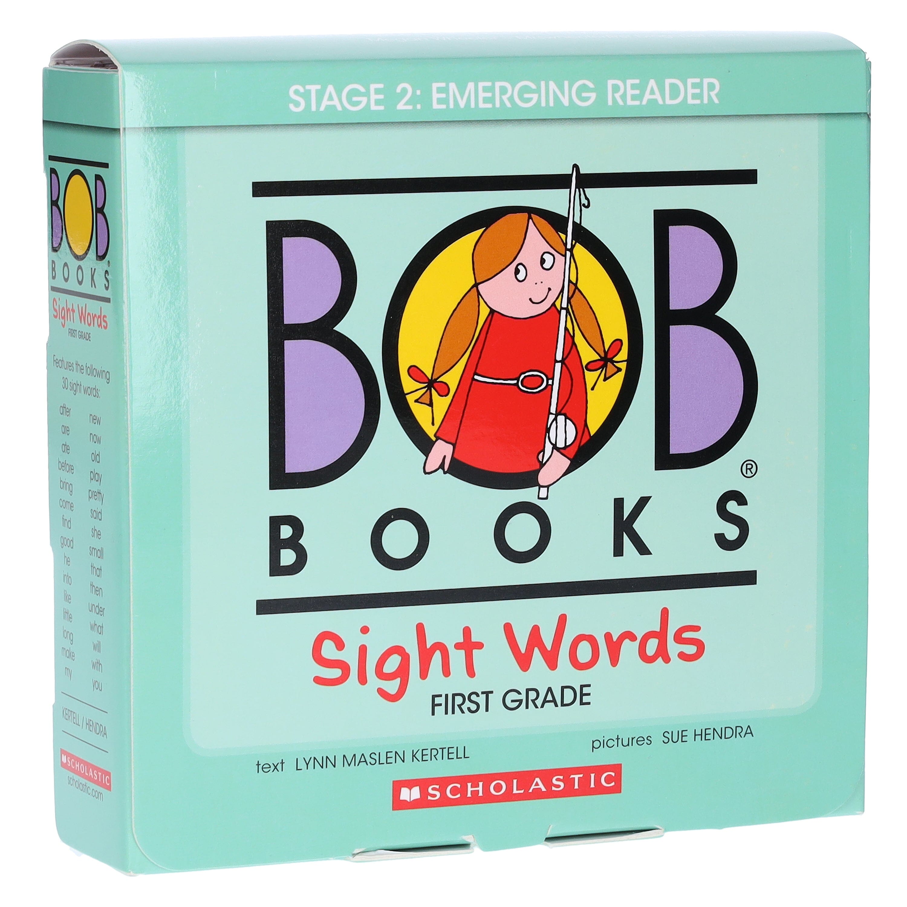 Bob Books: Sight Words First Grade (Stage 2: Emerging Reader) 10 Books Collection Set By Scholastic - Ages 3-6 - E-B00k