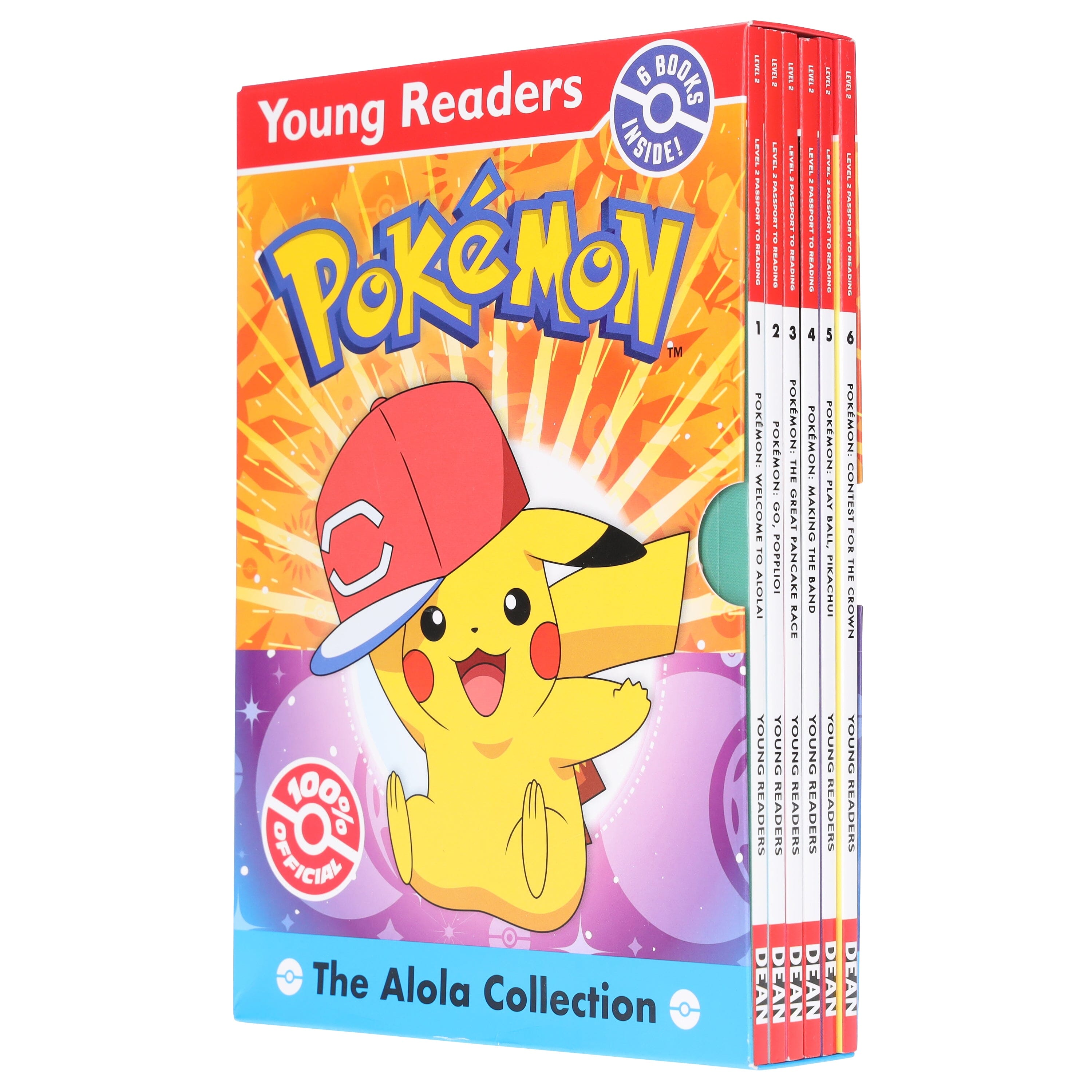Pokémon: The Alola Collection Young Readers Level 2 6 Picture Books E-Books Set - Ages 4-8 - E-B00k