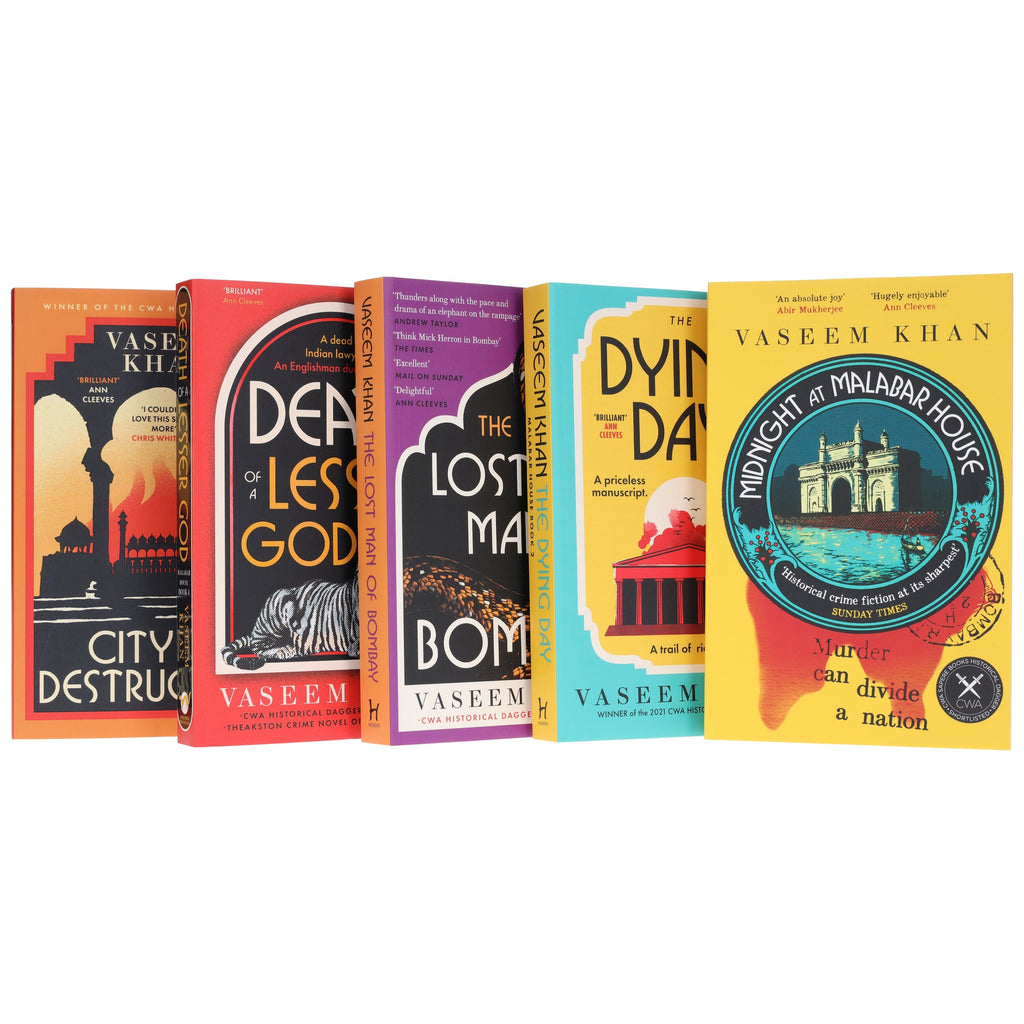 The Malabar House Series by Vaseem Khan 5 Books Collection Set - Fiction - E-B00k