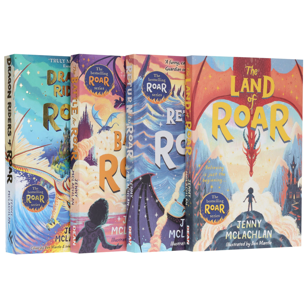The Land of Roar Series by Jenny McLachlan Illustrated 4 Books Collection Set - Ages 9-14 - E-B00k