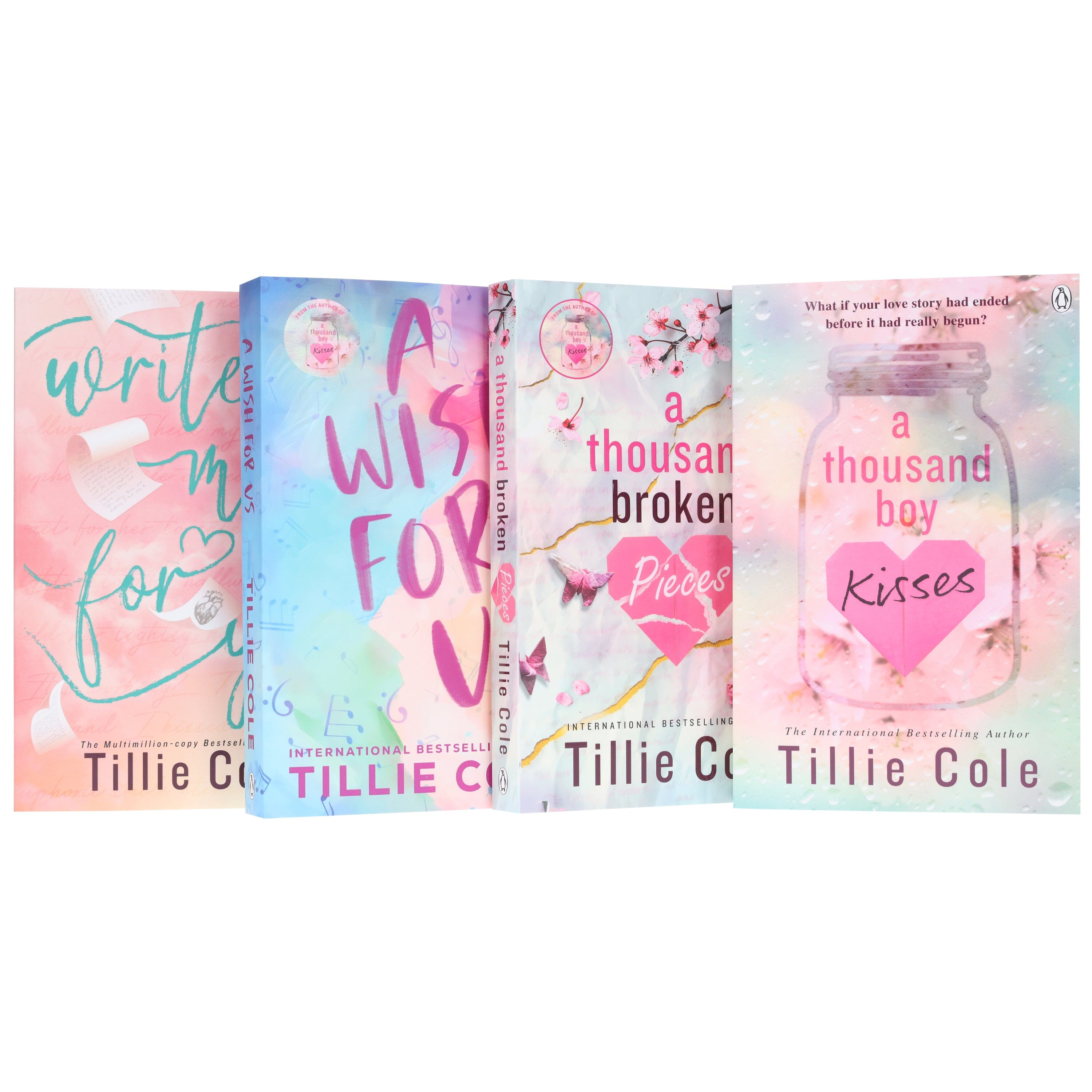 Tillie Cole Collection (A Thousand Boy Kisses, A Thousand Broken Pieces, A Wish For Us & Write Me For You) 4 Books Set - Fiction - E-B00k