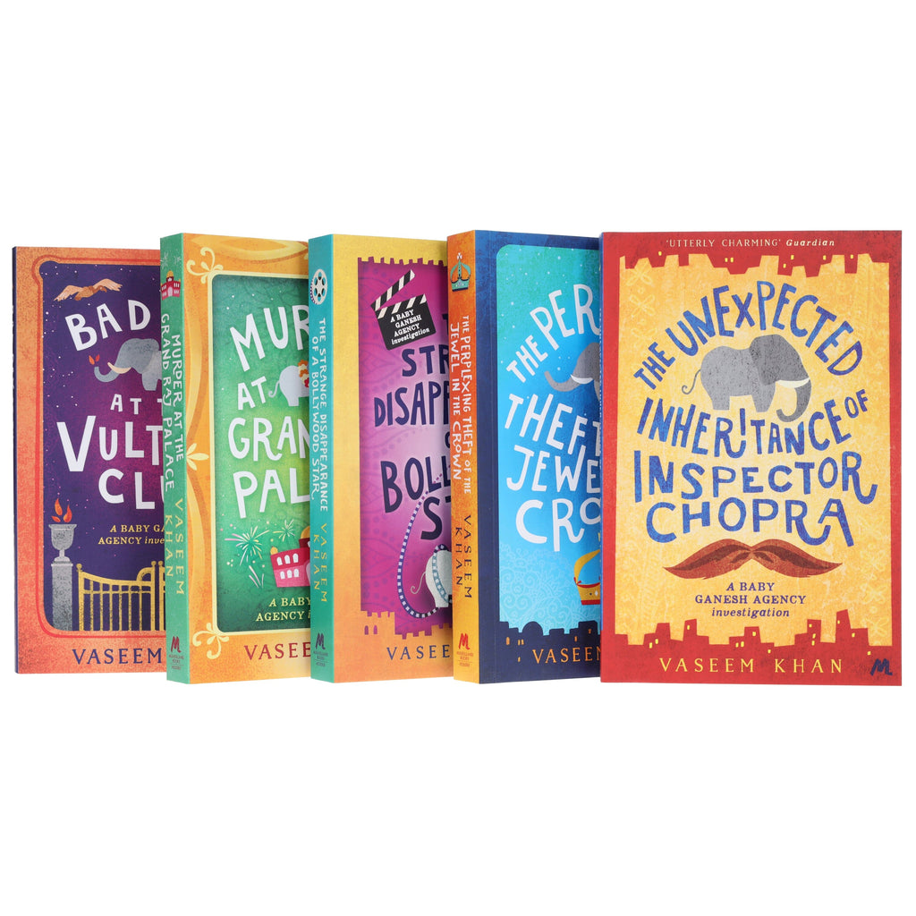 Baby Ganesh Agency Investigation Series by Vaseem Khan 5 Books Collection Set - Fiction - E-B00k