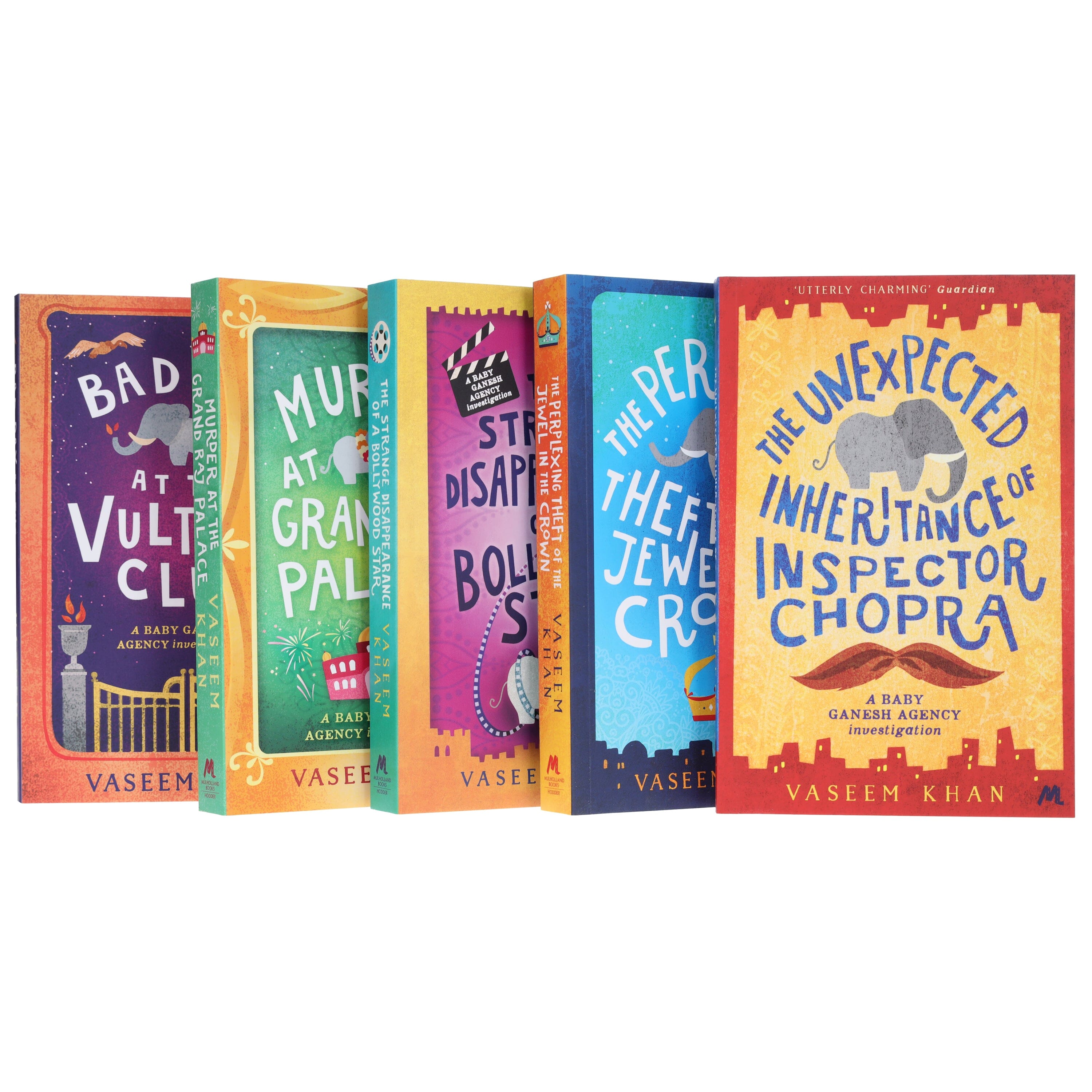 Baby Ganesh Agency Investigation Series by Vaseem Khan 5 Books Collection Set - Fiction - E-B00k