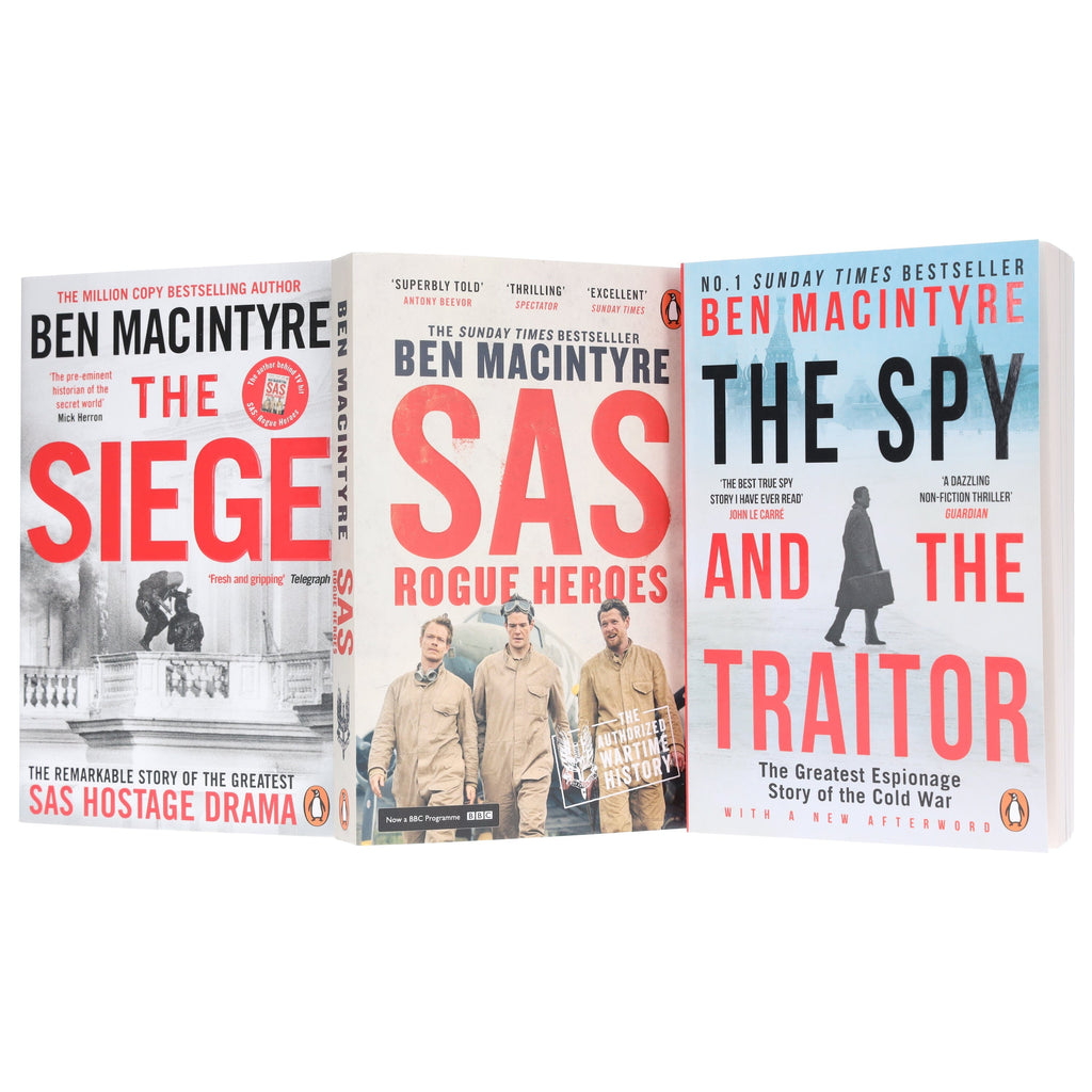 Ben Macintyre 3 Books Collection Set - Non Fiction - E-B00k