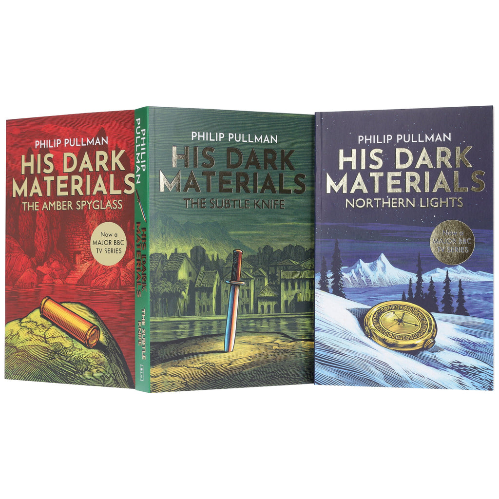 Damaged - His Dark Materials trilogy by Philip Pullman (Northern Lights, Subtle Knife & Amber Spyglass) 3 Books Collection E-Books Set - Ages 11+ - E-B00k - T 41