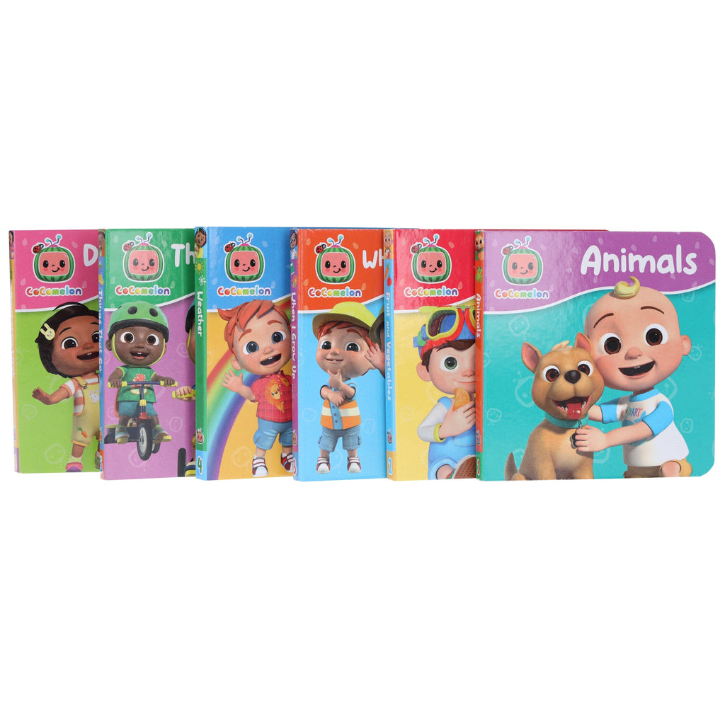 CoComelon Little Learners Pocket Library: 6 Mini Books Collection E-Books Set - Ages 1-4 - Board Book