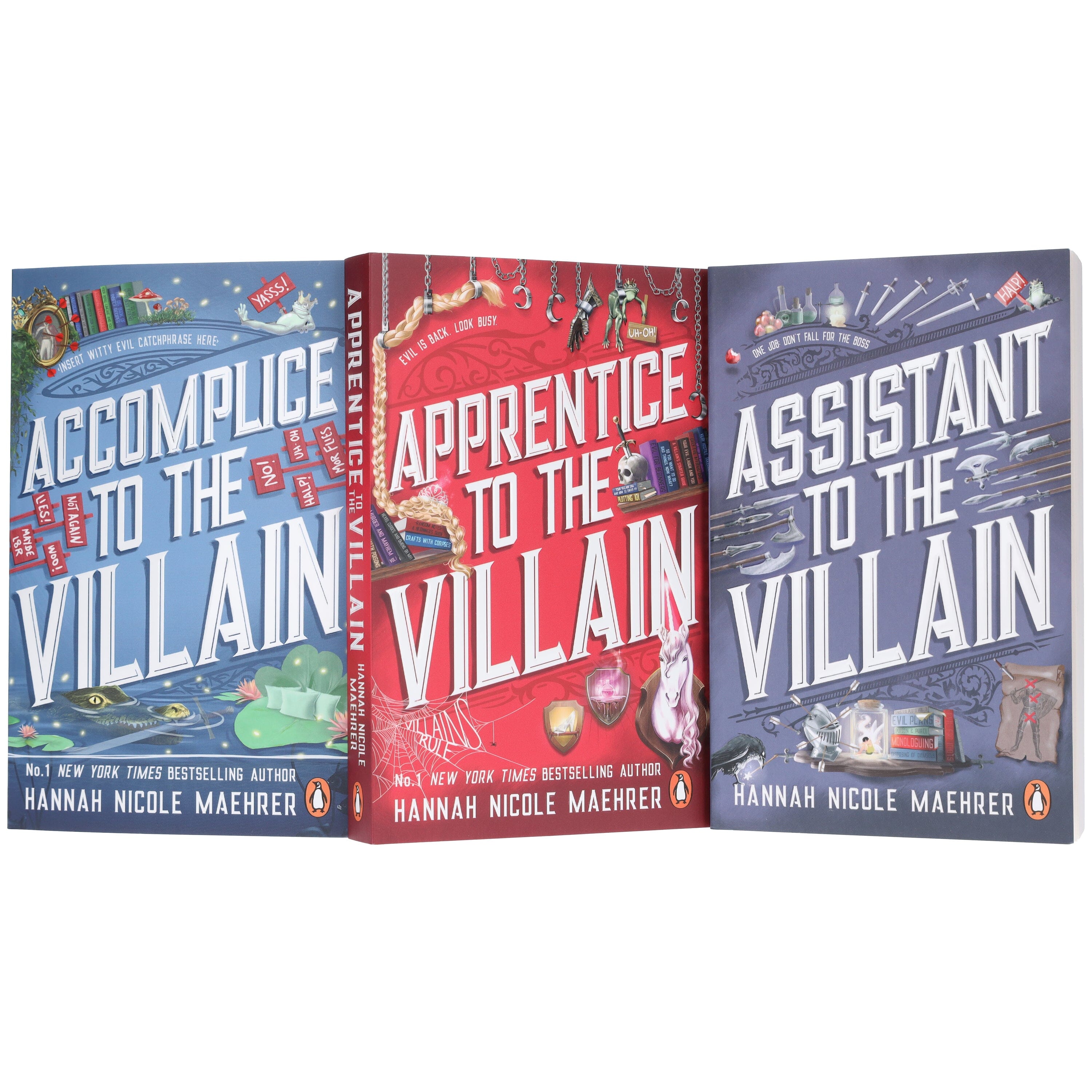 Assistant to the Villain Series By Hannah Nicole Maehrer 3 Books Collection Set - Fiction - E-B00k