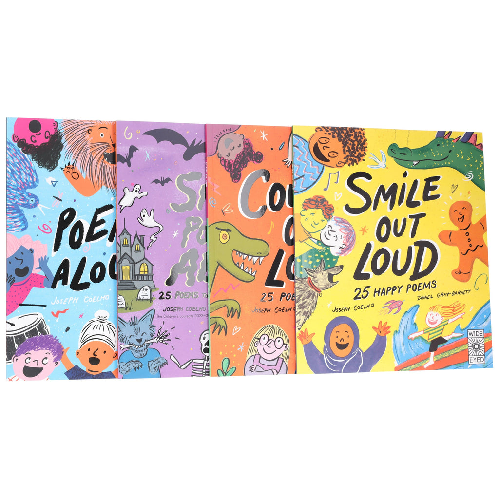 Poetry to Perform Series By Joseph Coelho: Illustrated 4 Picture Books Collection Set - Ages 5-10 - E-B00k