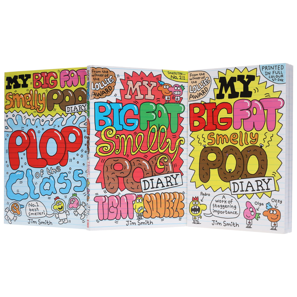 My Big Fat Smelly Poo Diary by Jim Smith 3 Full-Colour Graphic Novels Collection Set - Ages 7-12 - E-B00k