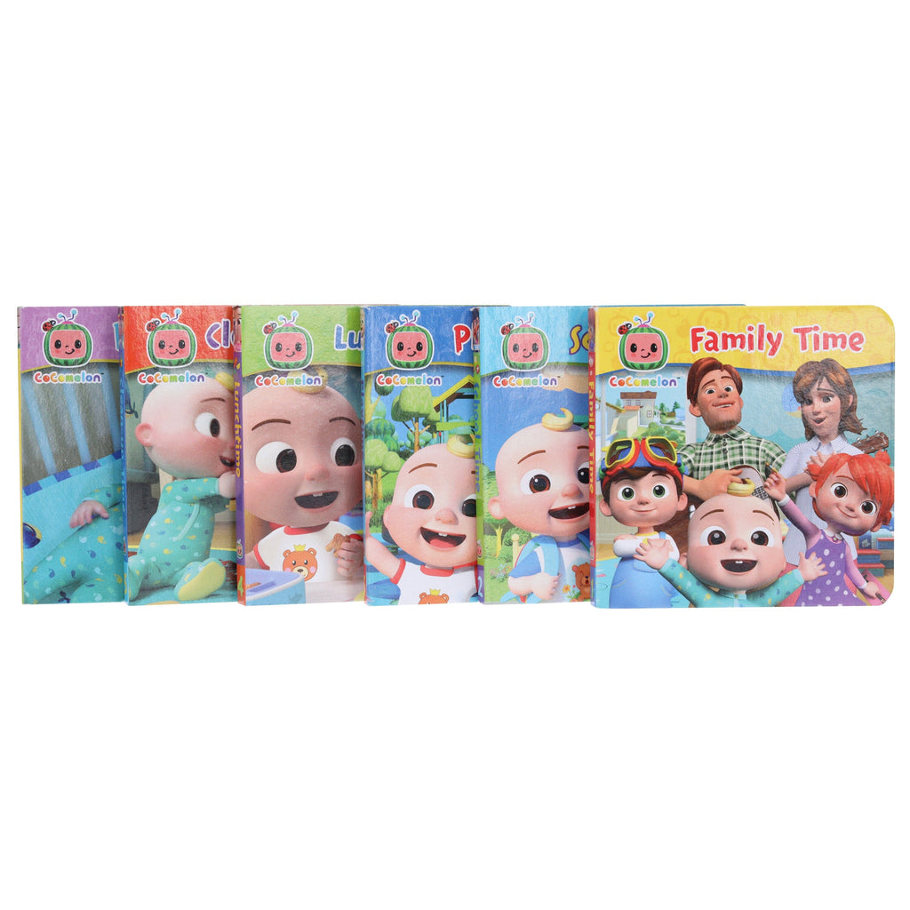 CoComelon Pocket Library: Illustrated 6 Mini books Collection E-Books Set - Ages 1-4 - Board Book