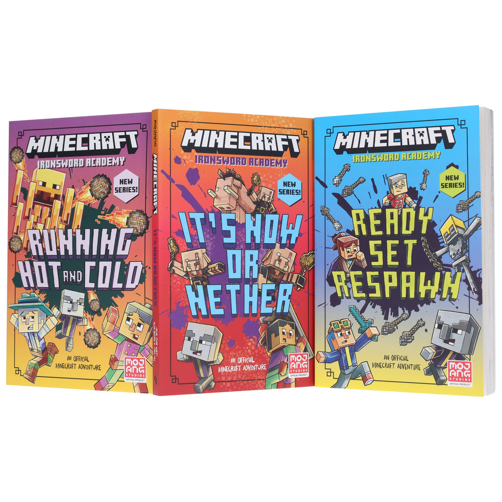 Minecraft Ironsword Academy Series by Mojang AB 3 Books Collection Set - Ages 6-9 - E-B00k