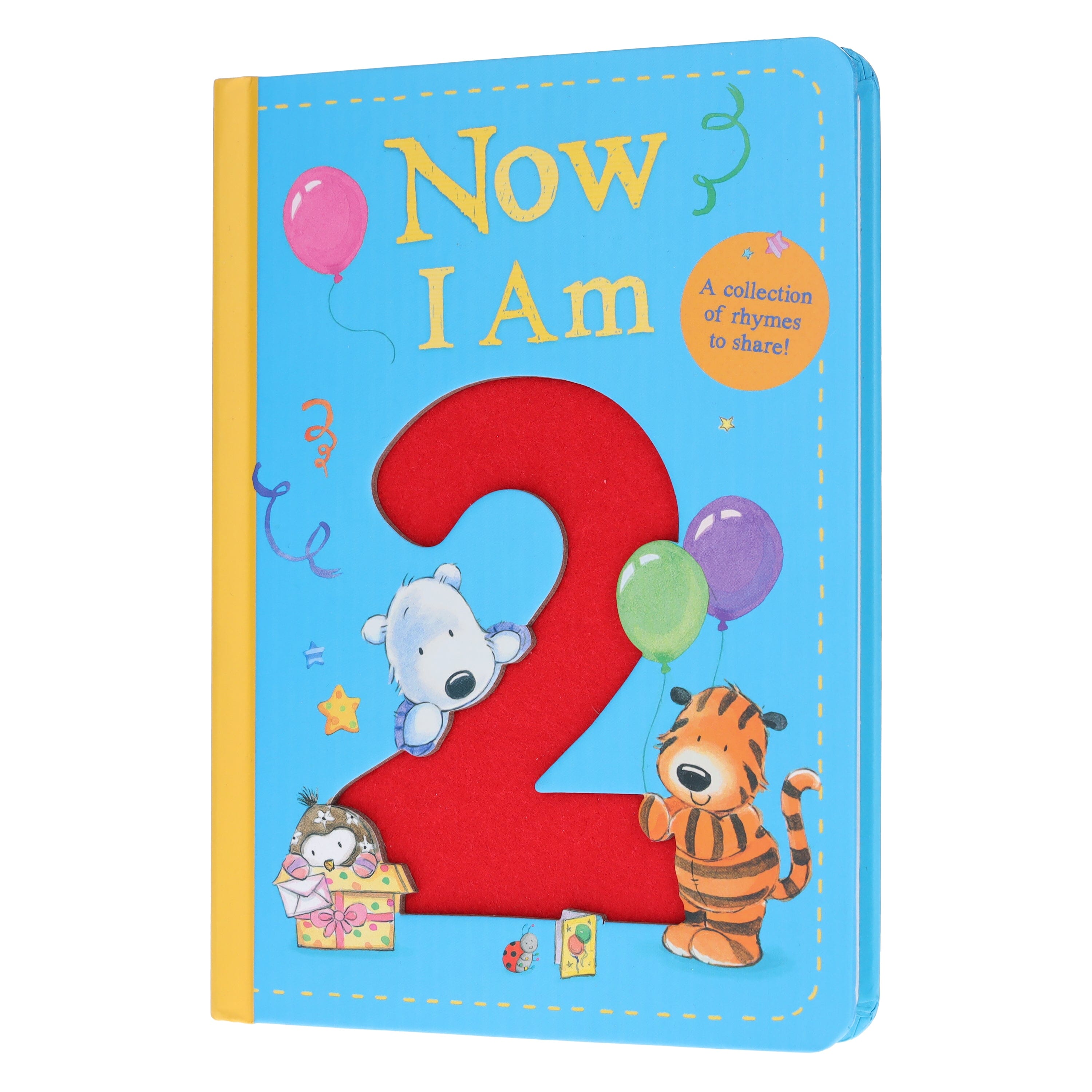 Now I Am 2: A Collection of Rhymes to Share! by Rachel Baines - Ages 2+ - Board Book