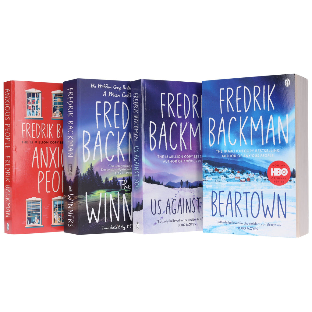 Damaged - Fredrik Backman 4 Books Collection Set - Fiction - E-B00k - T 55