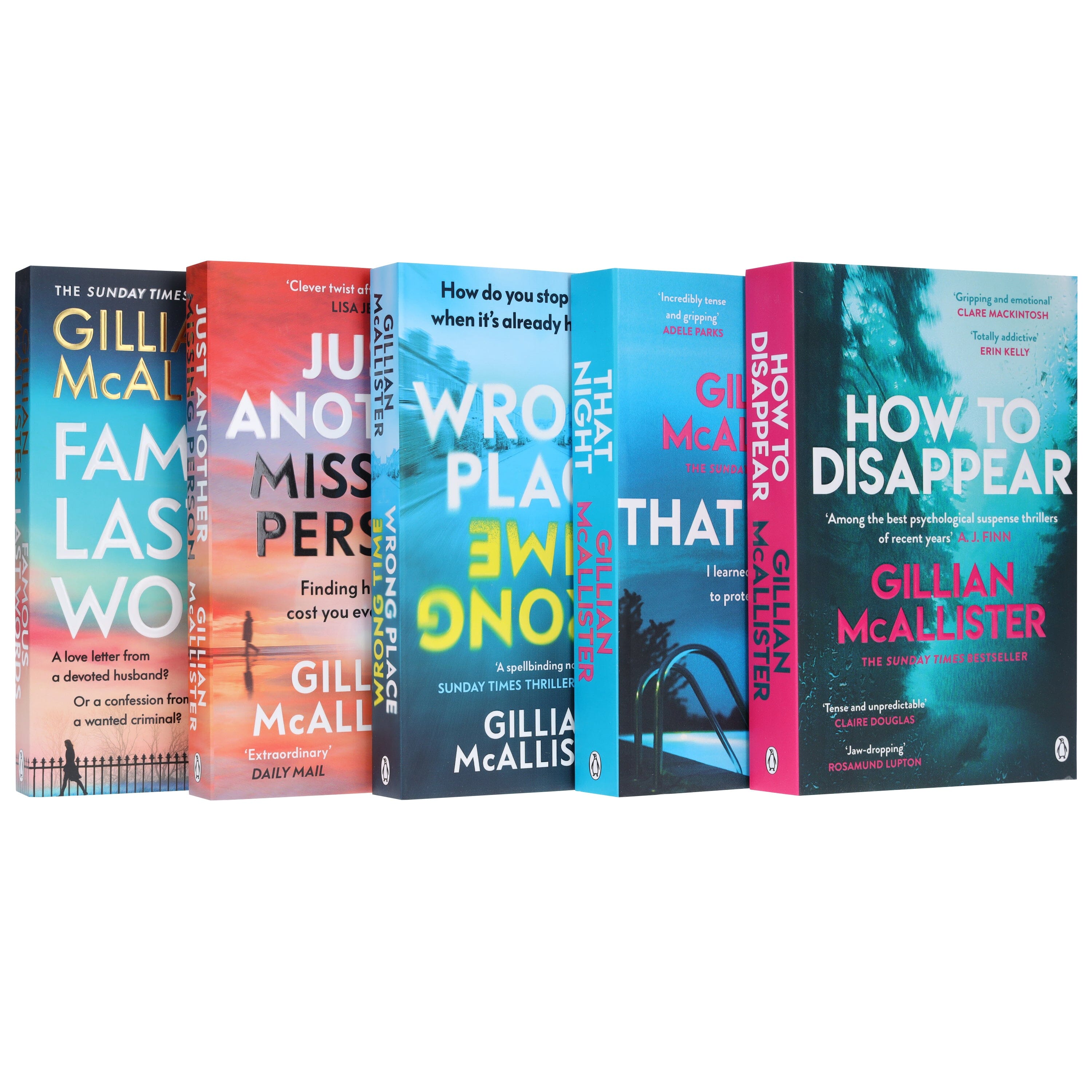 Gillian McAllister Collection 5 Books Set - Fiction - E-B00k