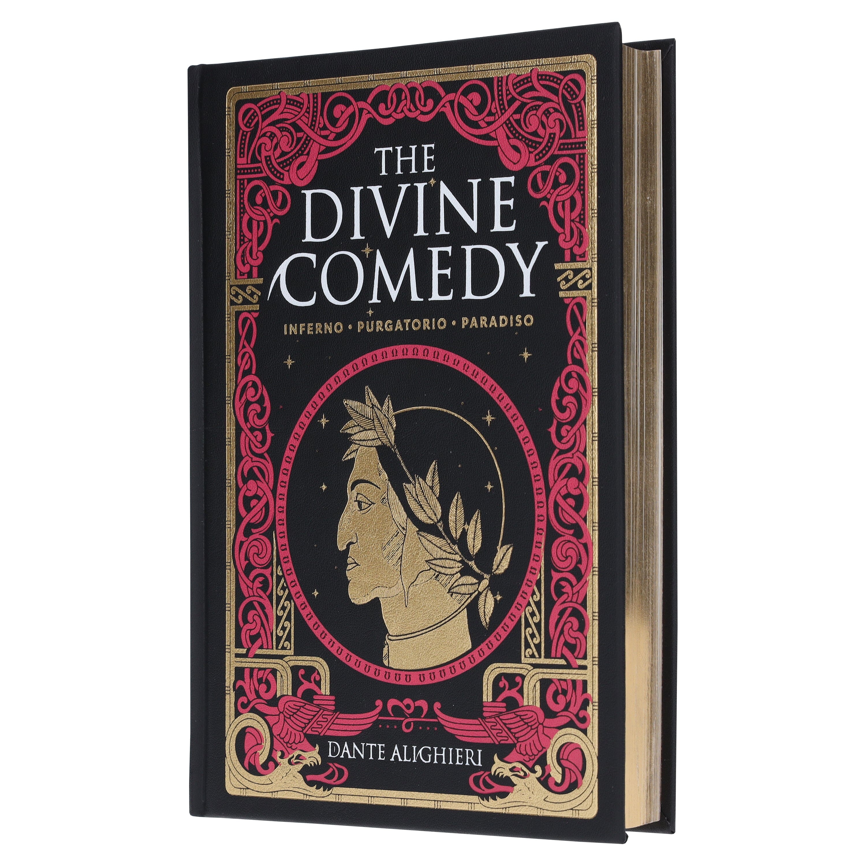 The Divine Comedy - Inferno, Purgatorio, Paradiso by Dante Alighieri - Fiction -  (Leather-Bound)