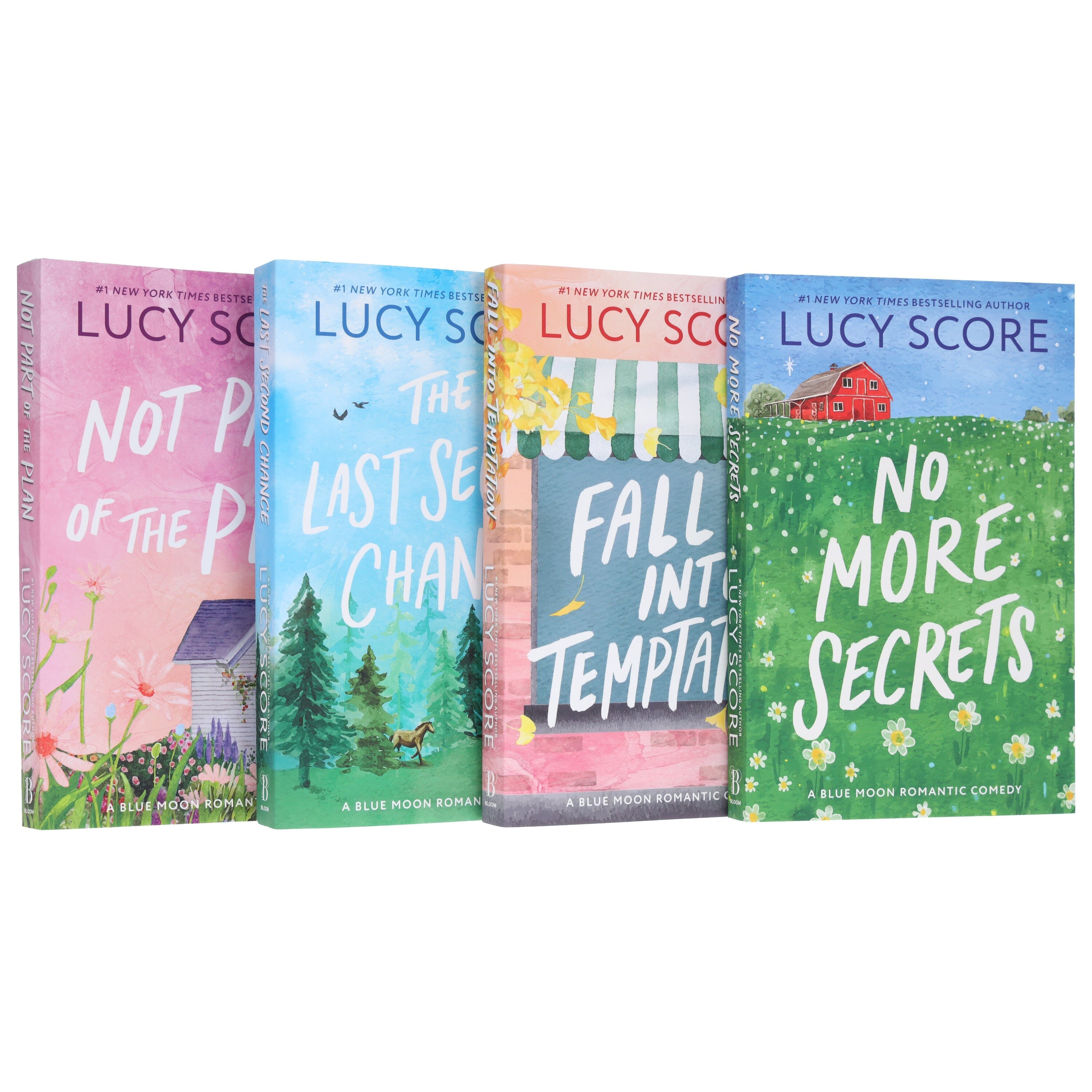 A Blue Moon Romantic Comedy Series by Lucy Score 4 Books Collection Set - Fiction - E-B00k