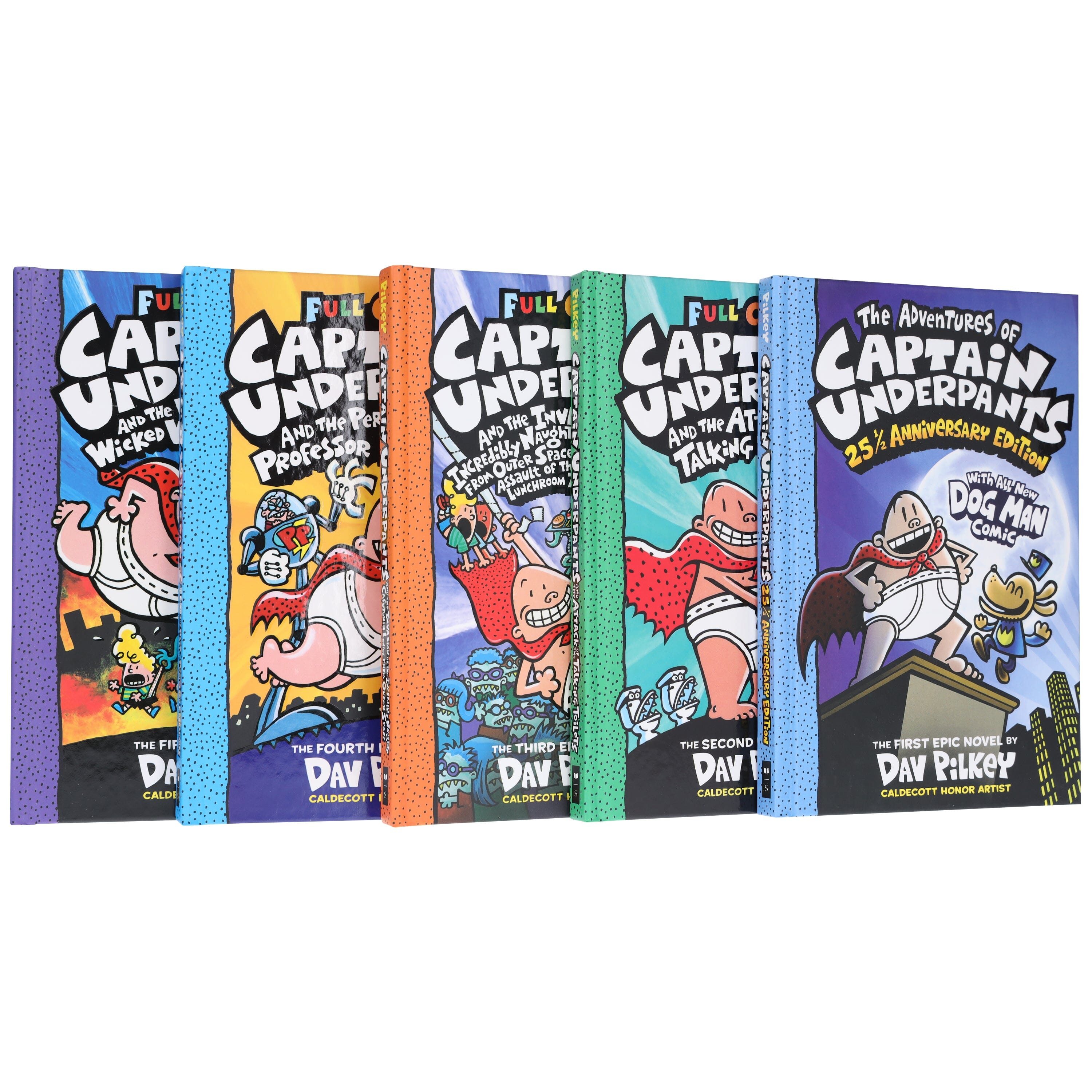 The Captain Underpants Colossal Color Collection Epic Graphic Novels 5 Books Set - Ages 7-10 - E-B00k
