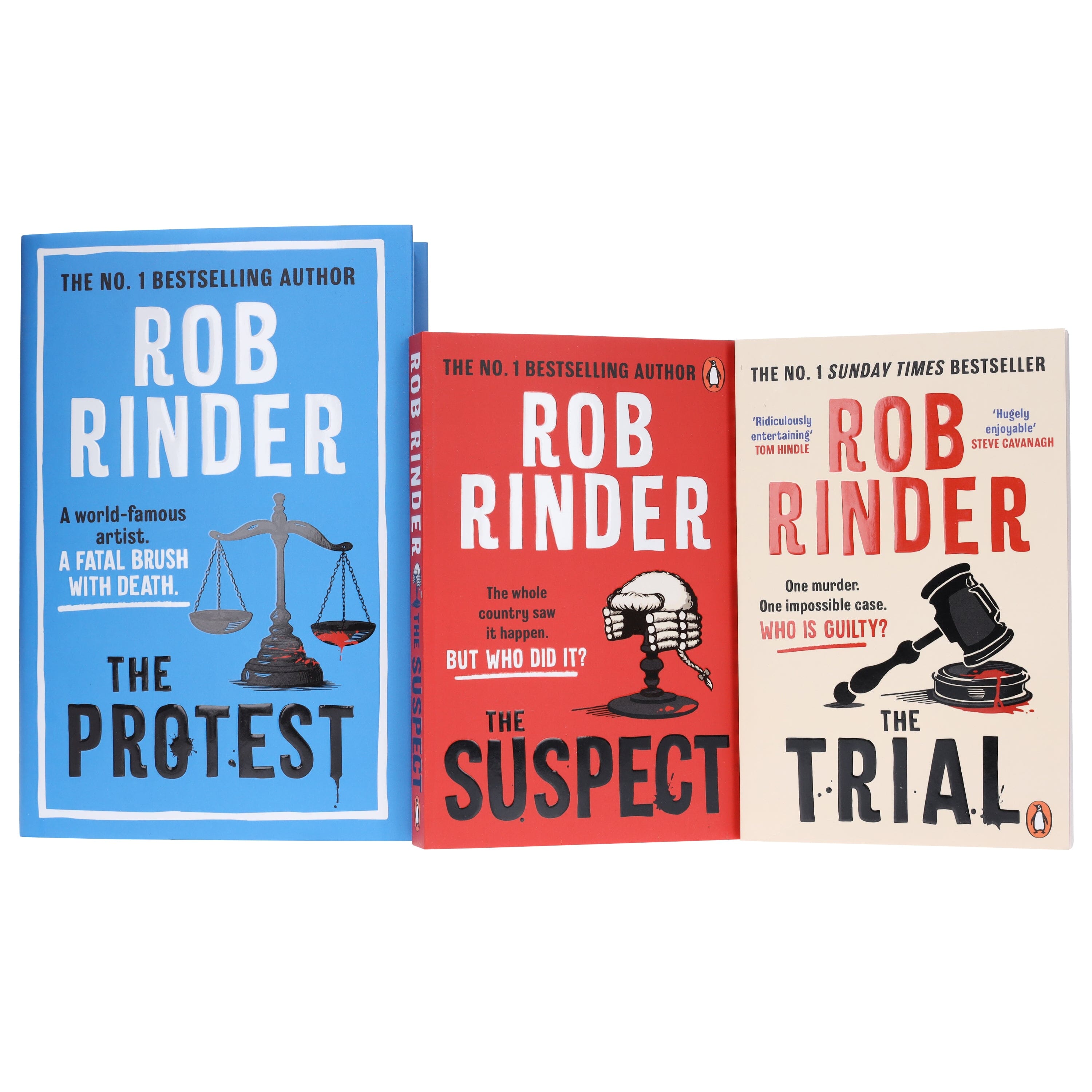 Rob Rinder Collection (The Trial, The Suspect & The Protest) 3 Books Set - Fiction - E-B00k/E-B00k