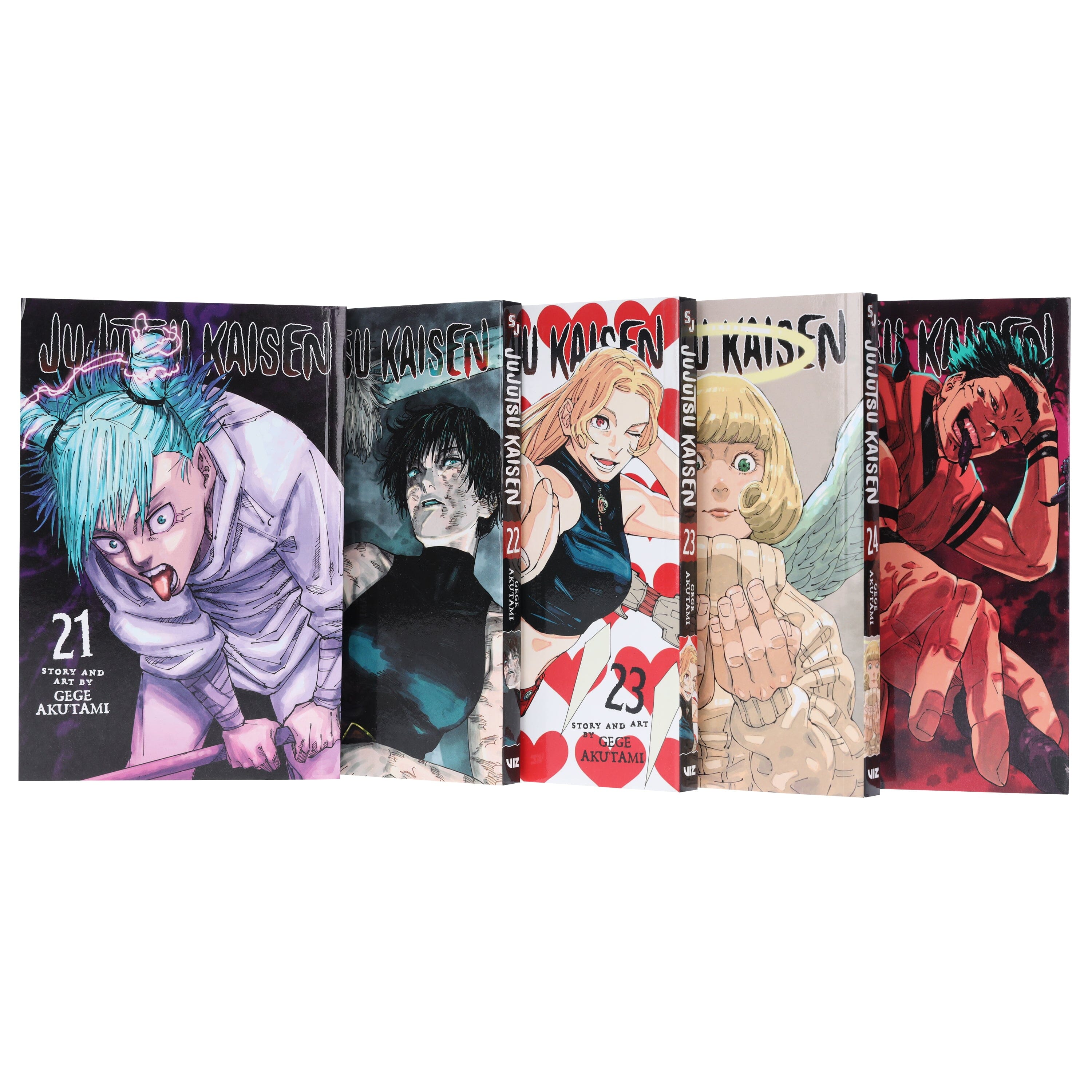 Jujutsu Kaisen (Volume 21-25) By Gege Akutami: 5 Books Collection Manga Set - Ages 16+ - E-B00k
