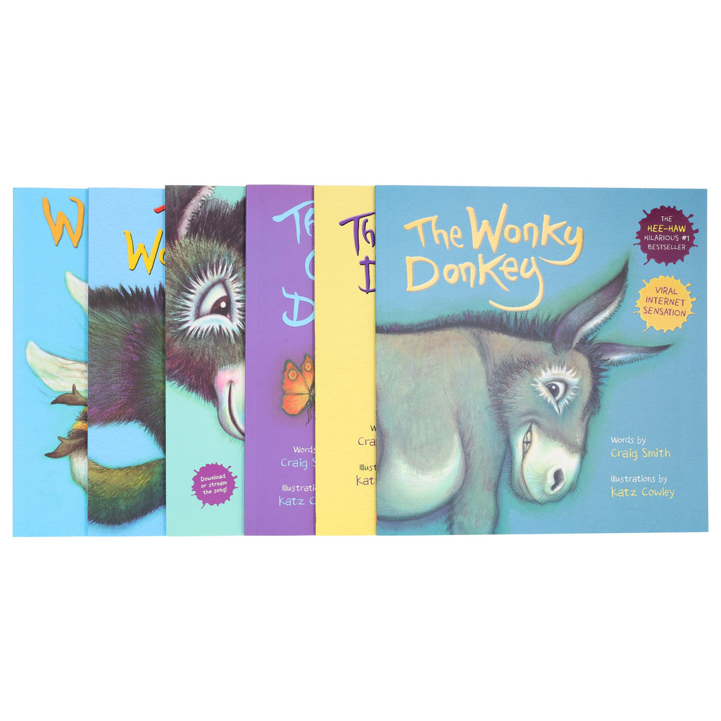 Wonky Donkey Series by Craig Smith & Maureen Thomson Illustrated 6 Books Collection Set - Ages 3+ - E-B00k