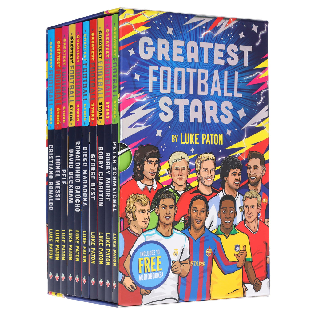 The Greatest Football Stars by Luke Paton 10 Books Collection E-Books Set - Ages 7+ - E-B00k