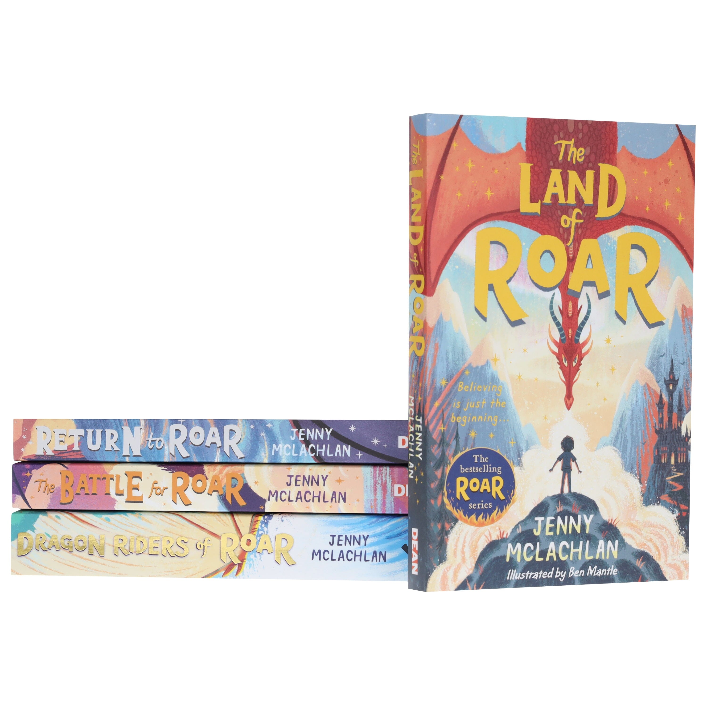The Land of Roar Series by Jenny McLachlan Illustrated 4 Books Collection Set - Ages 9-14 - E-B00k