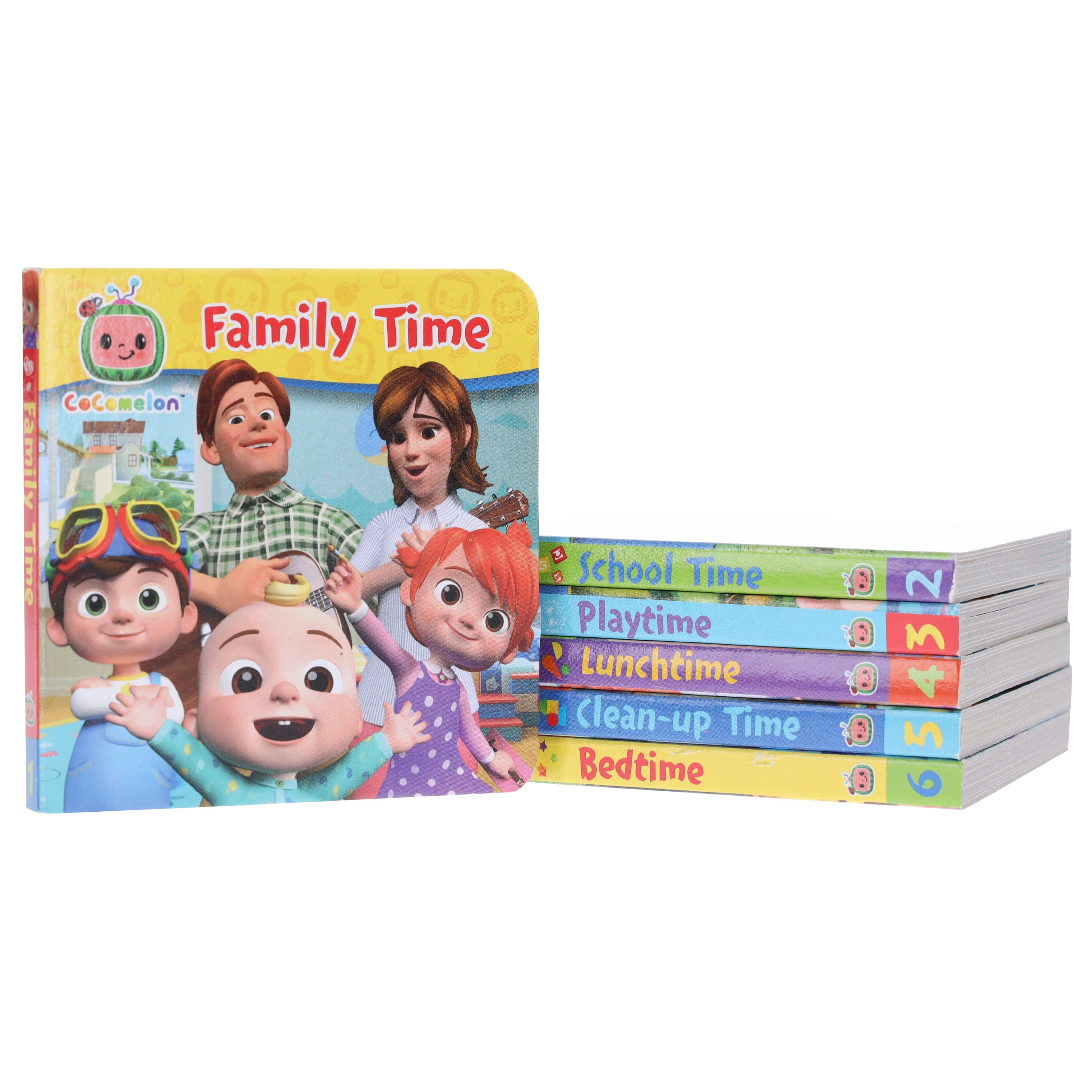 CoComelon Pocket Library: Illustrated 6 Mini books Collection E-Books Set - Ages 1-4 - Board Book