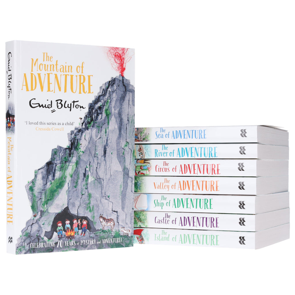 Damaged - Enid Blyton Adventure Series (Mountain, Sea, River, Circus, Valley, Ship, Castle, Island) 8 Books Collection Box set - Ages 9-14 - E-B00k - T 33