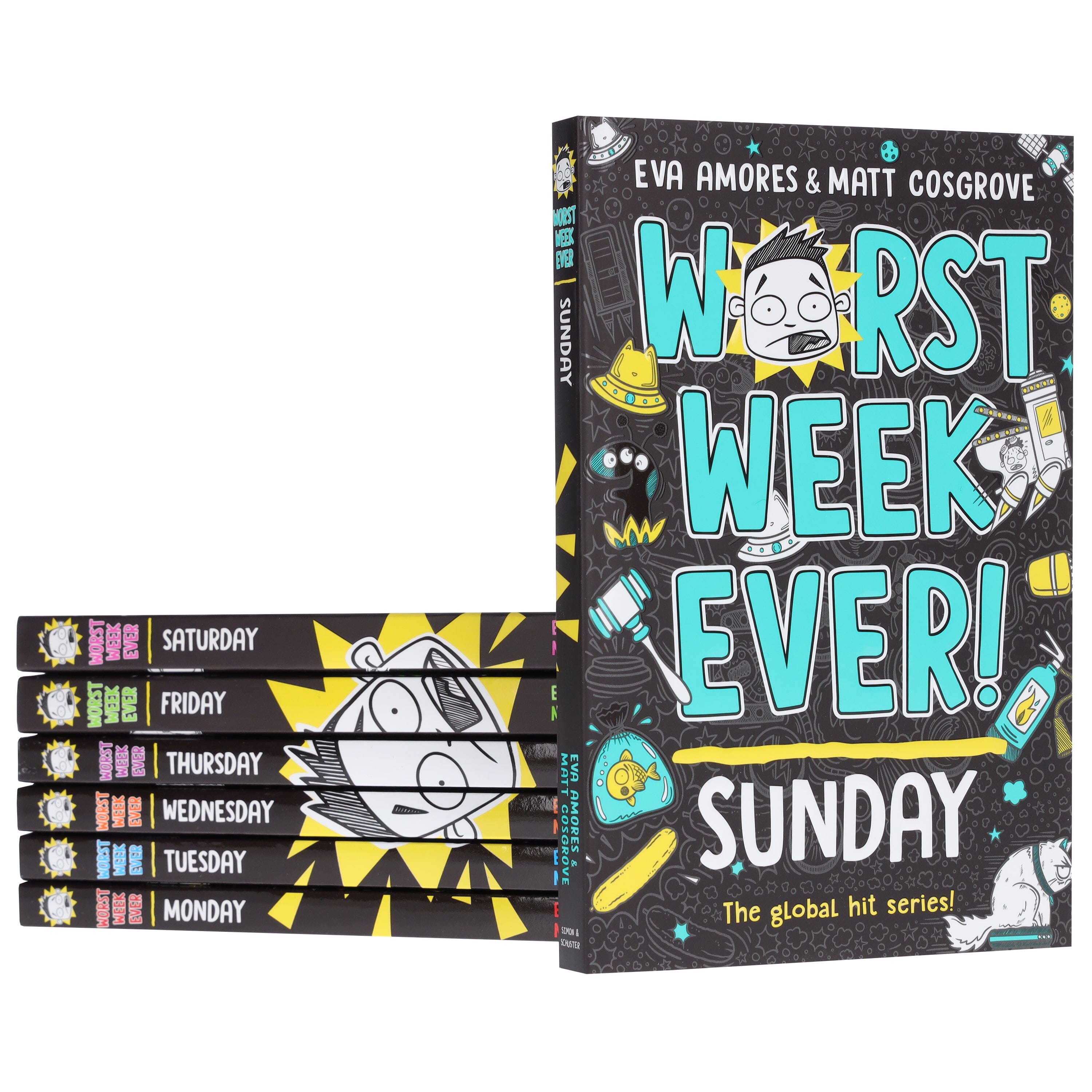 Worst Week Ever! Series By Eva Amores And Matt Cosgrove 7 Books Collection Set - Ages 8+ - E-B00k