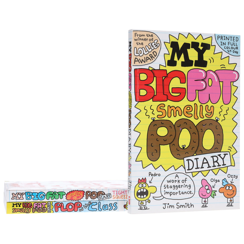My Big Fat Smelly Poo Diary by Jim Smith 3 Full-Colour Graphic Novels Collection Set - Ages 7-12 - E-B00k
