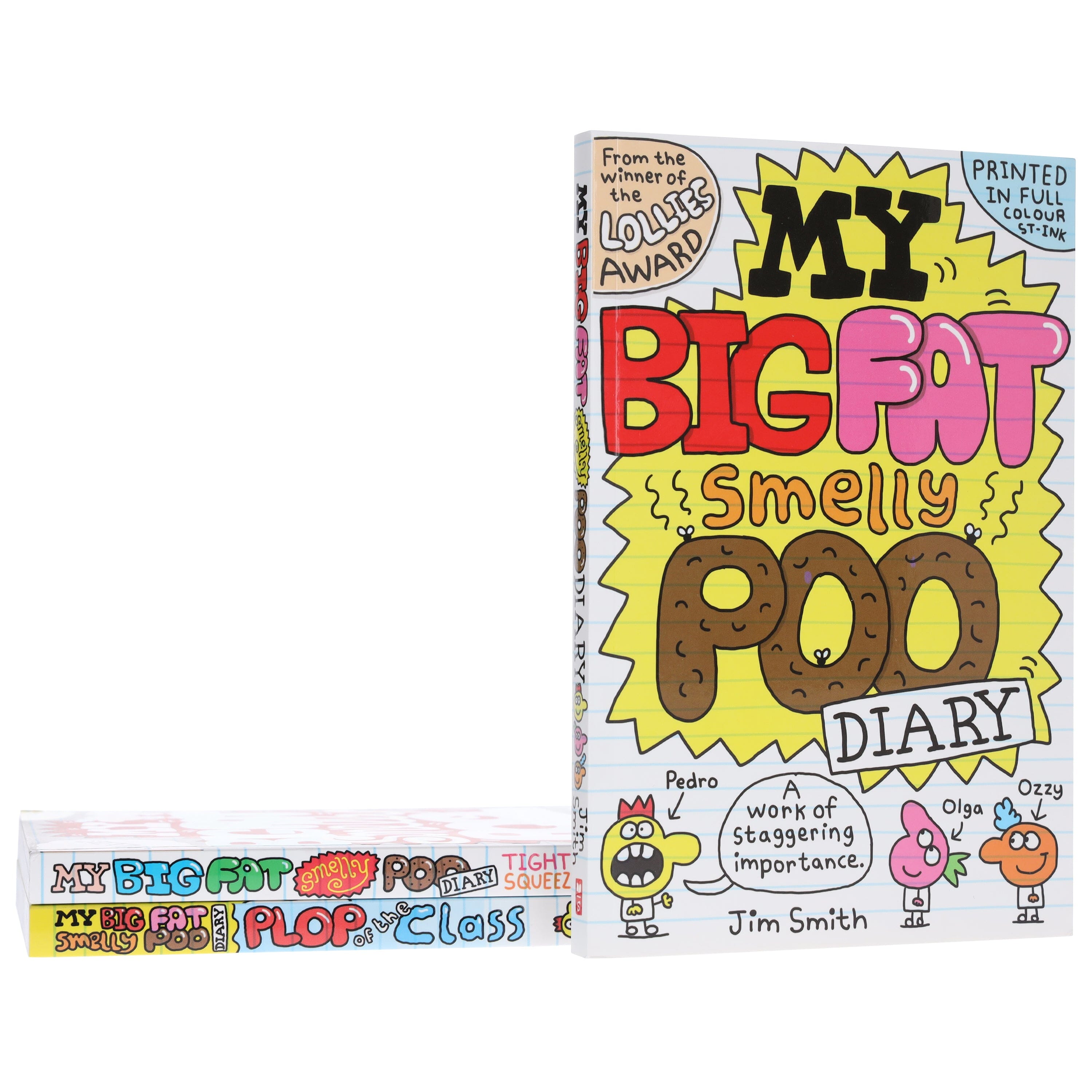 My Big Fat Smelly Poo Diary by Jim Smith 3 Full-Colour Graphic Novels Collection Set - Ages 7-12 - E-B00k