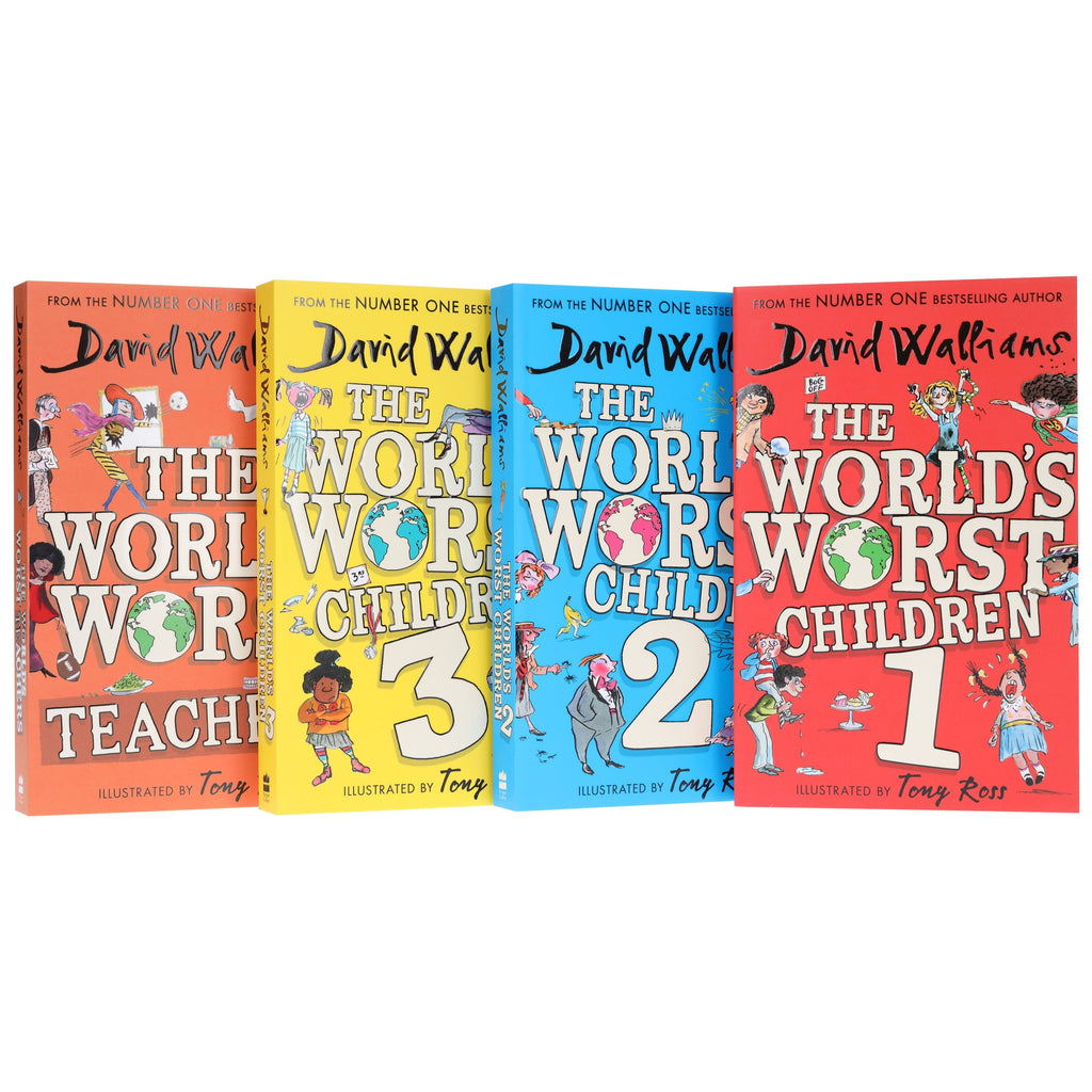 The World's Worst Children Series by David Walliams: Illustrated 4 Books Collection Set - Ages 7-12 -E-B00k