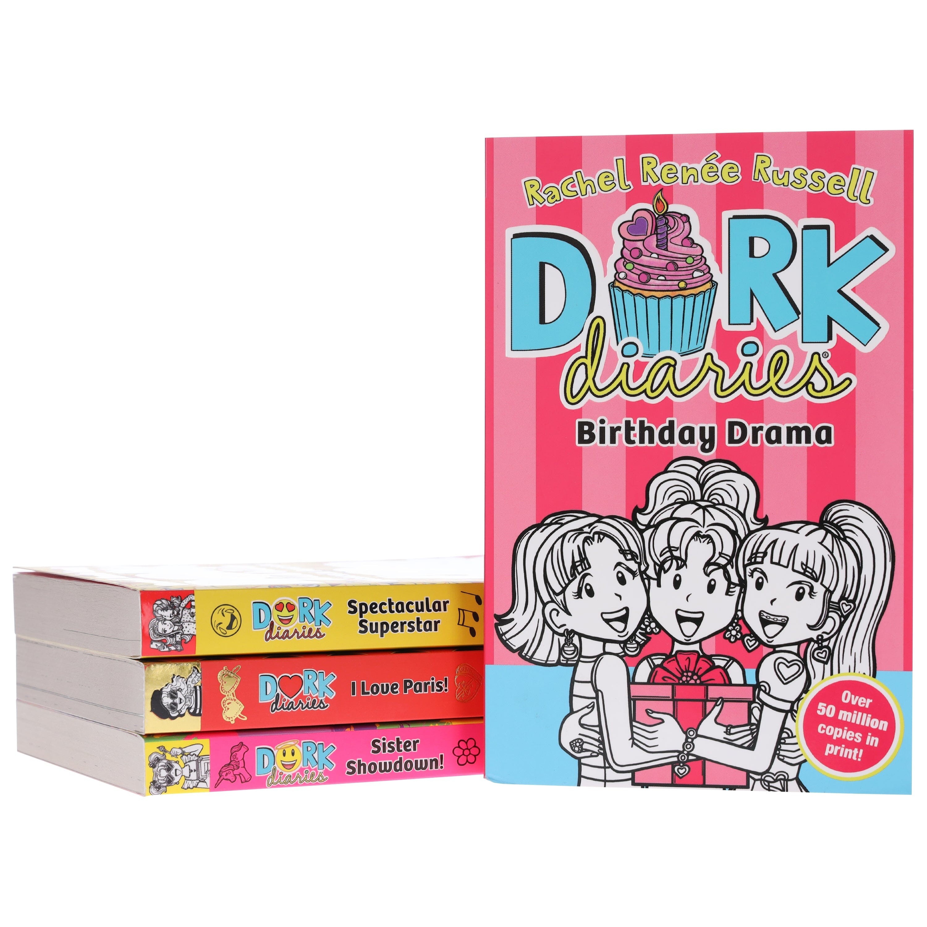 Dork Diaries Series (Vol. 13-16) By Rachel Renee Russell 4 Books Collection Set - Ages 9-11 - E-B00k