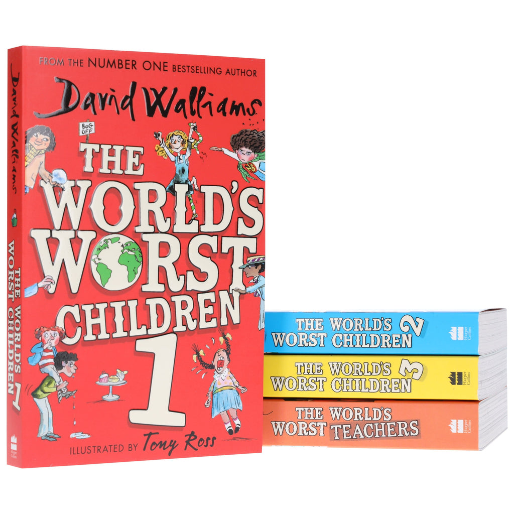 The World's Worst Children Series by David Walliams: Illustrated 4 Books Collection Set - Ages 7-12 -E-B00k